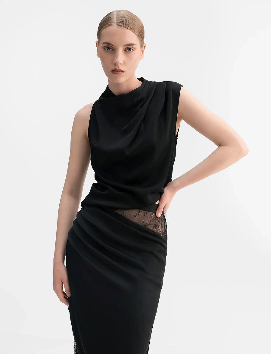 Ahlvar Gallery - Eden lace skirt - midi kjolar - black - 3