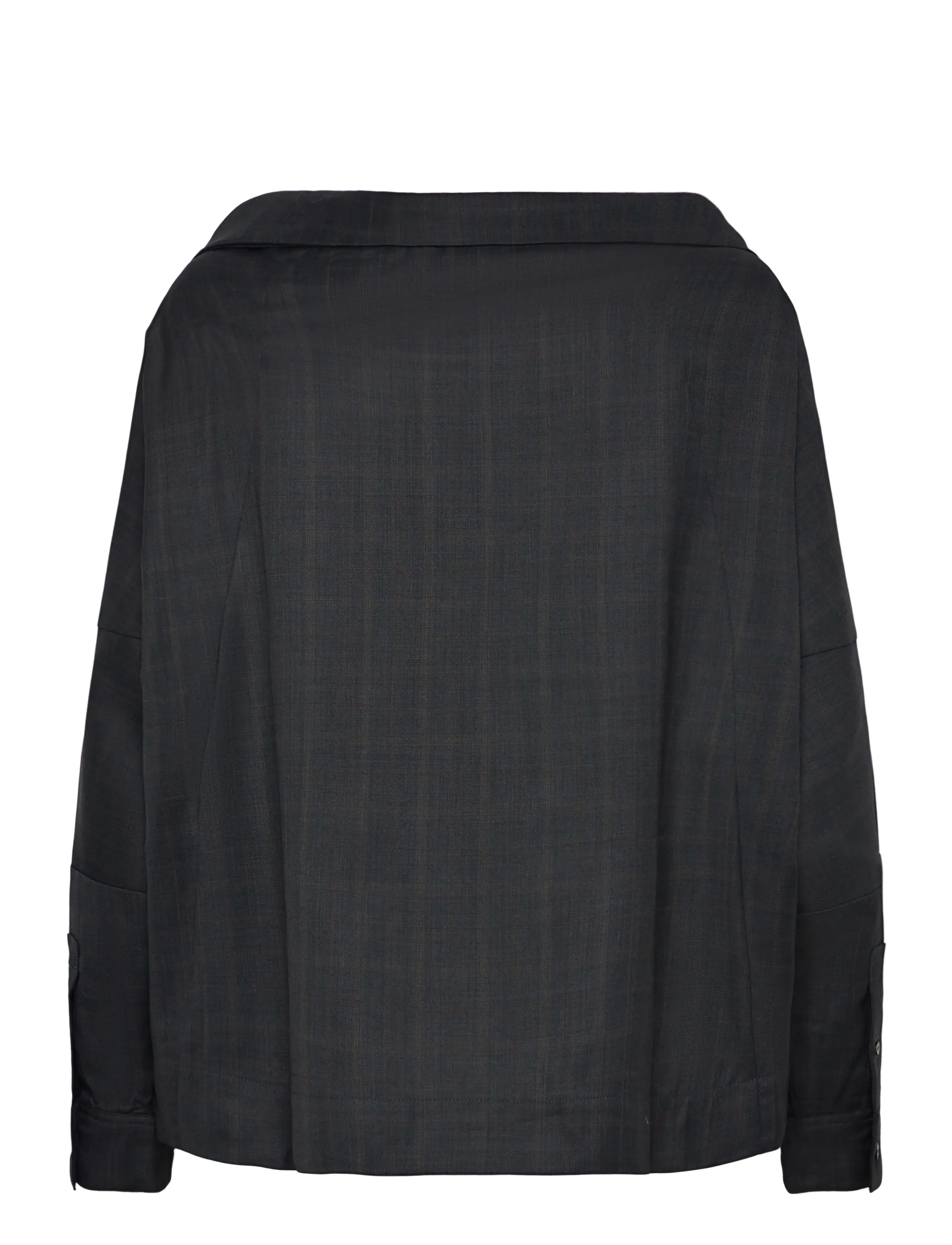 Ahlvar Gallery - Gigi no shoulder check shirt - denimskjorter - dark grey - 2