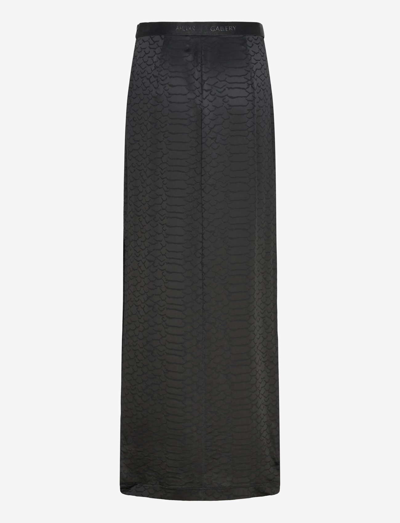Ahlvar Gallery - Hana long snake pencil skirt - maxi nederdele - black - 2