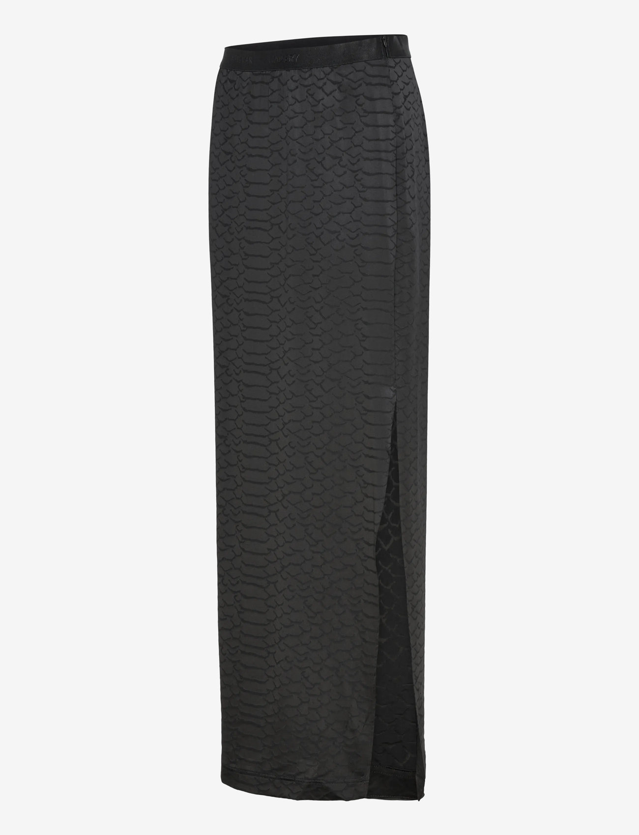 Ahlvar Gallery - Hana long snake pencil skirt - maxi nederdele - black - 3