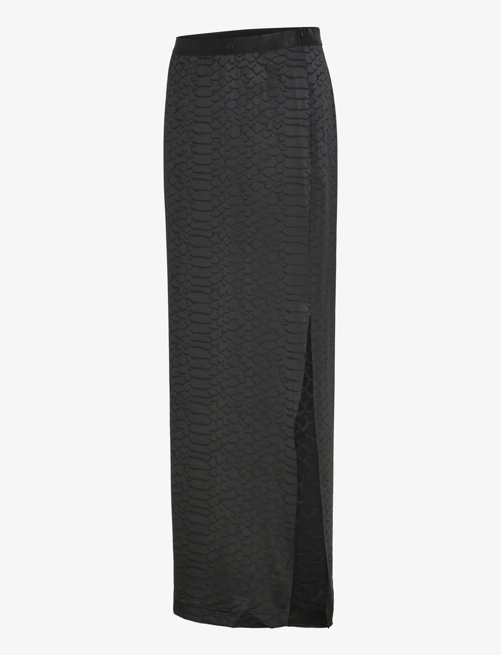 Ahlvar Gallery - Hana long snake pencil skirt - maxi röcke - black - 3