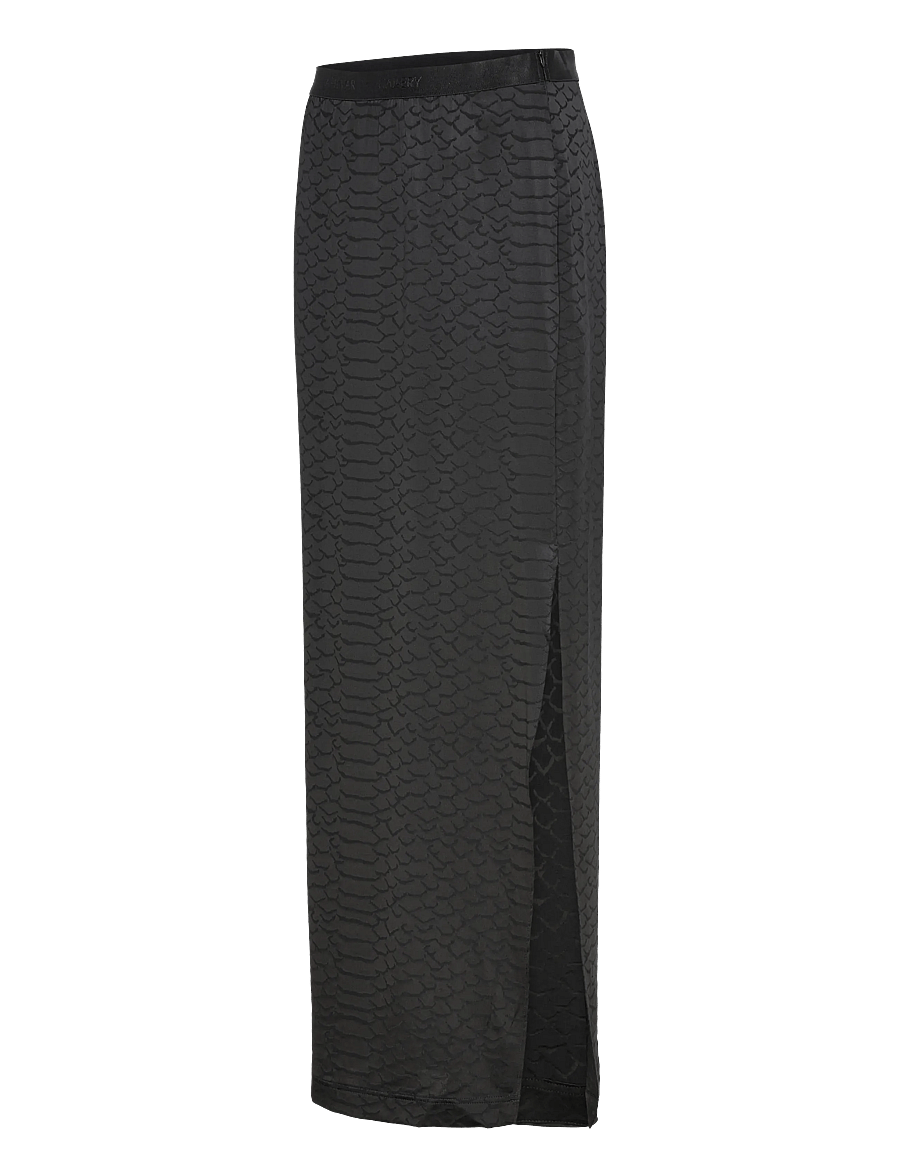 Ahlvar Gallery - Hana long snake pencil skirt - maxi nederdele - black - 3