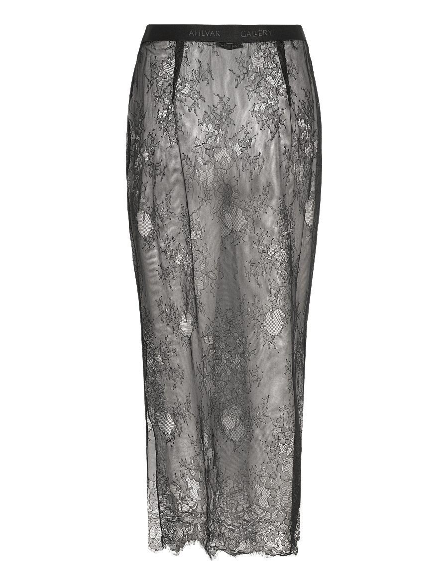 Ahlvar Gallery - Hana lace pencil skirt - pencil skirts - black - 2