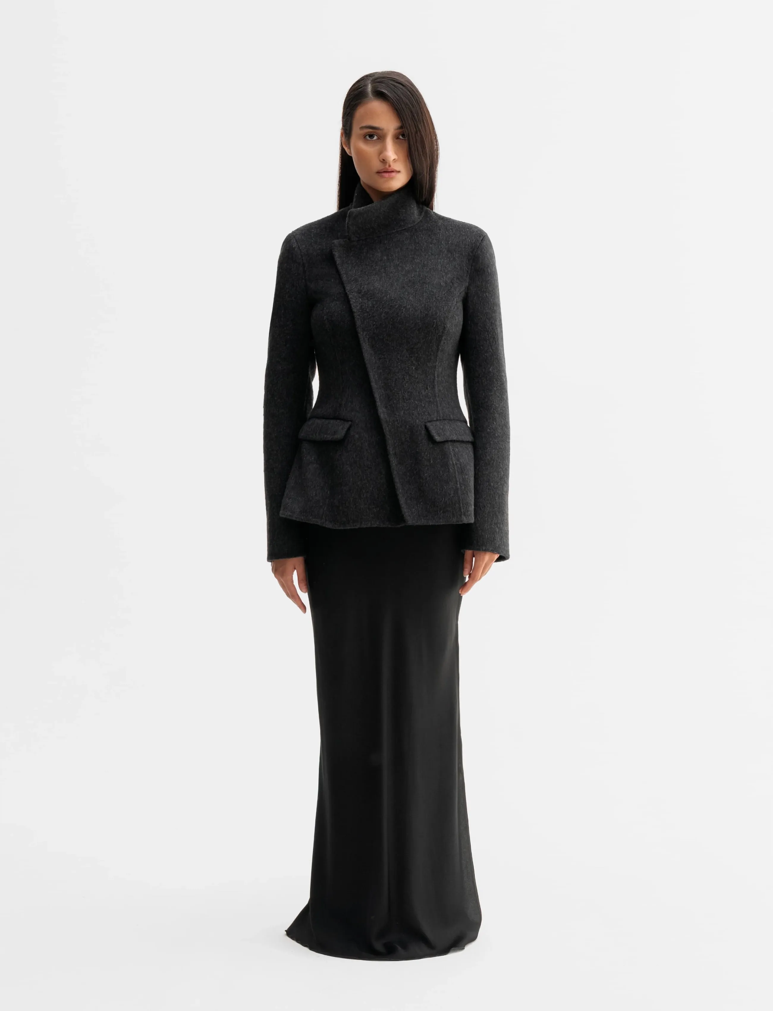 Ahlvar Gallery - Leia wool blazer - Üherealised pintsakud - black - 3