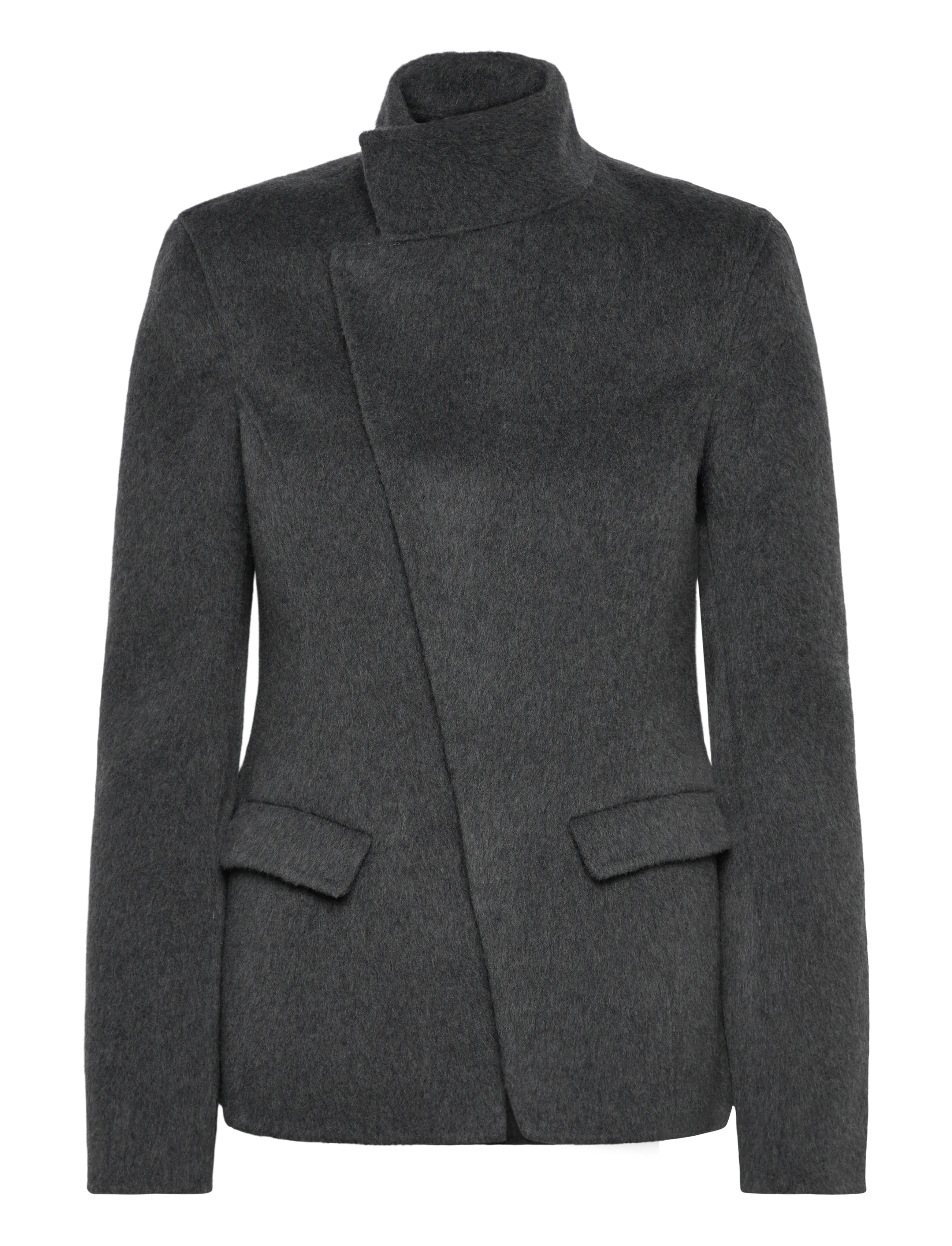 Ahlvar Gallery Leia wool blazer - Ahlvar Gallery - DARK GREY / grey