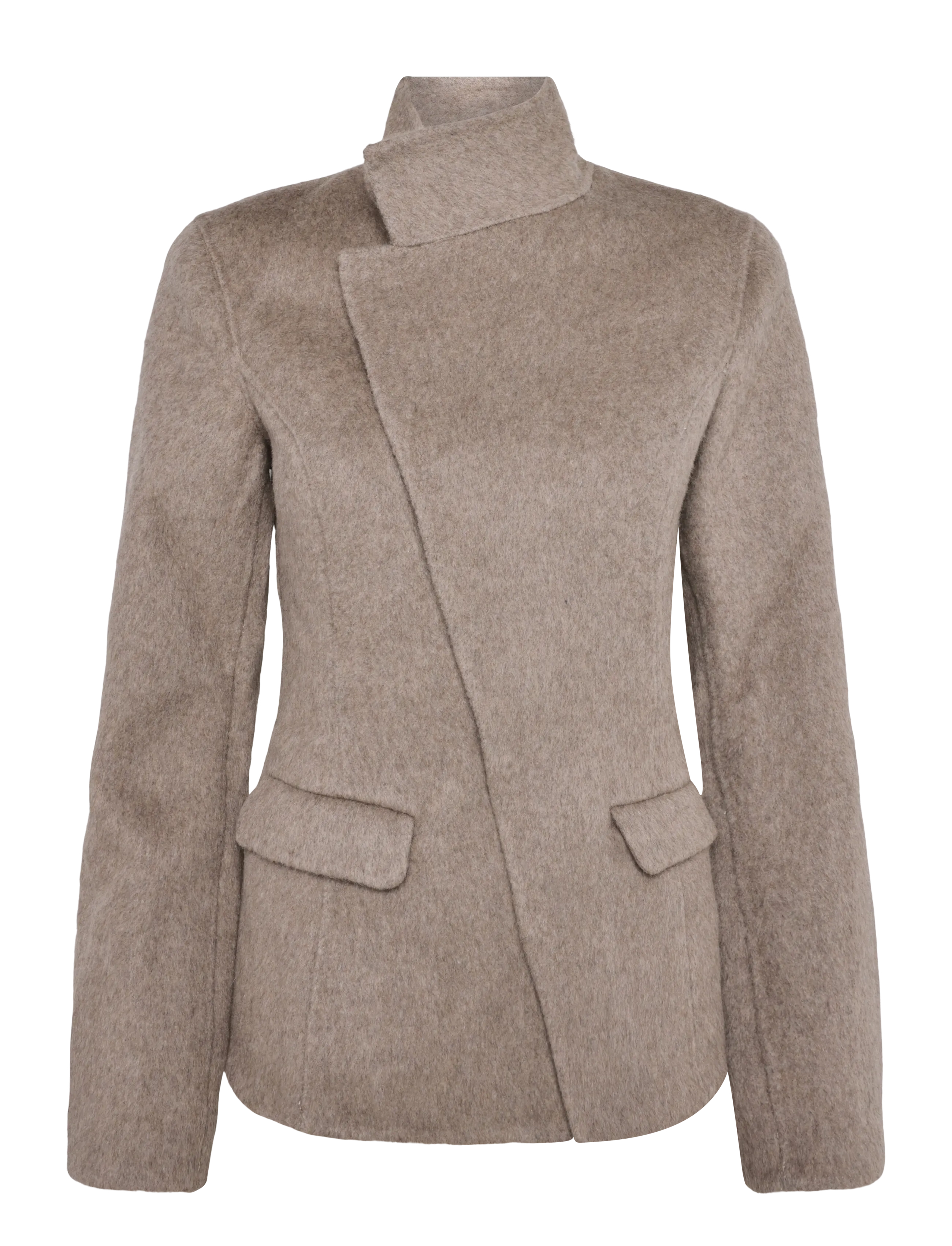 Ahlvar Gallery Leia wool blazer - Single breasted blazers - LIGHT BROWN / beige