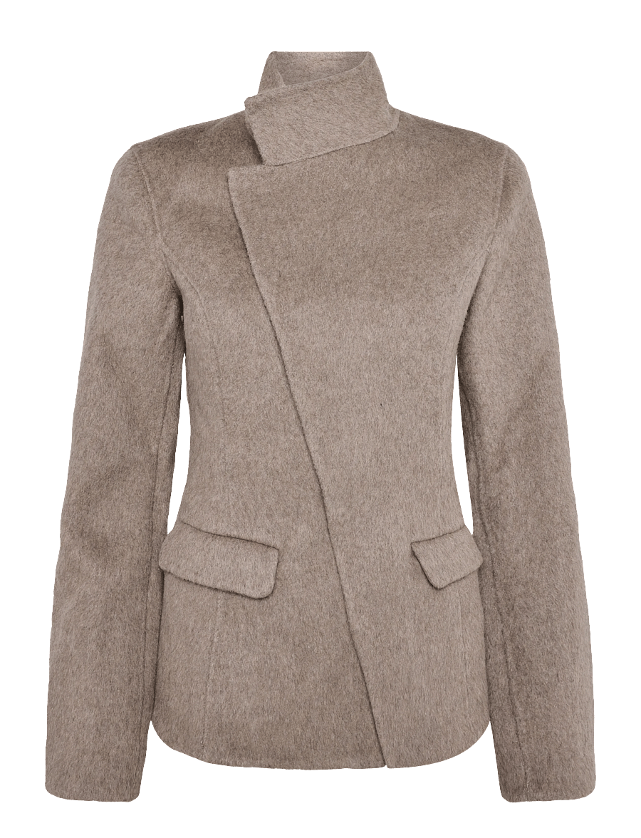 Ahlvar Gallery - Leia wool blazer - single breasted blazers - light brown - 0