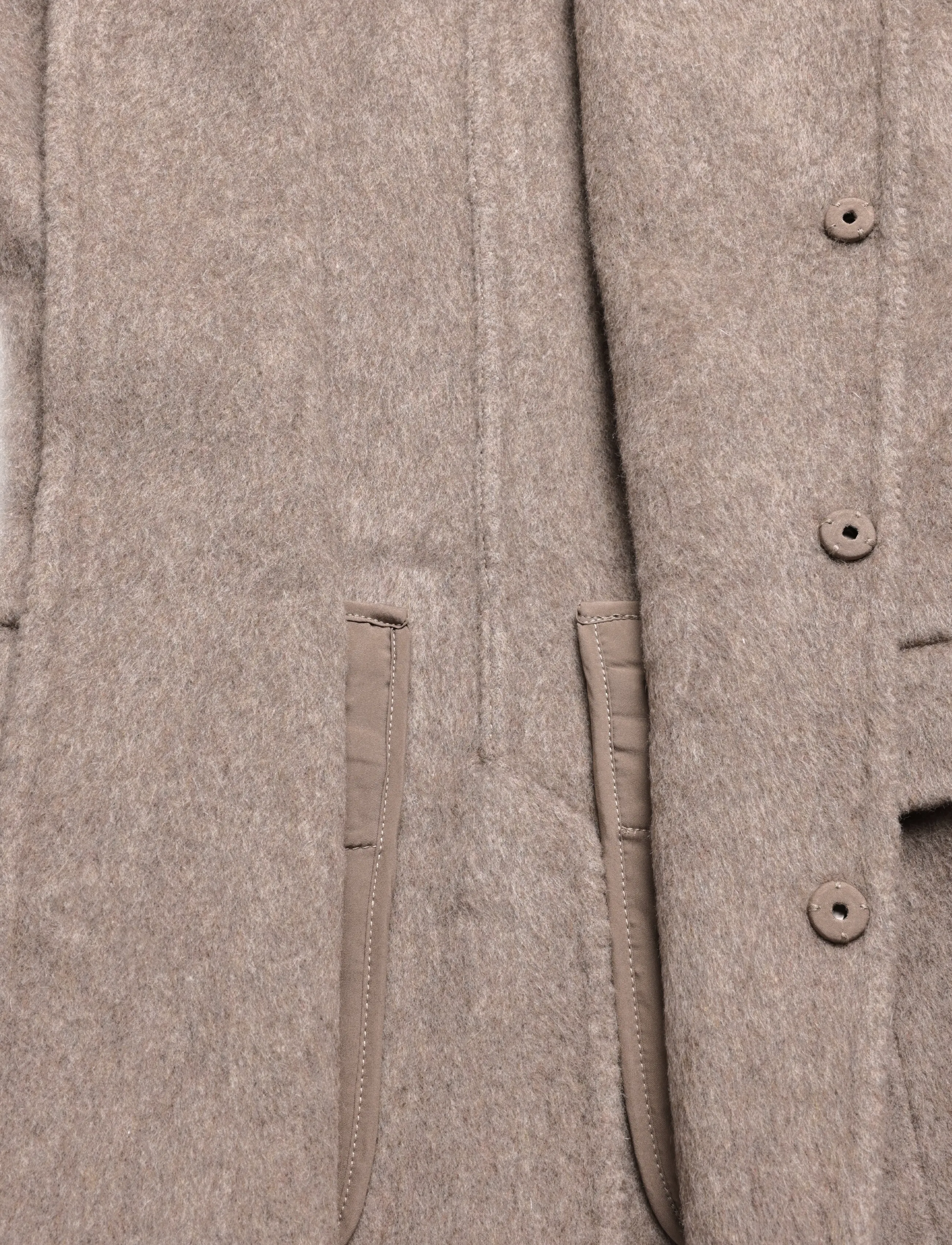 Ahlvar Gallery - Leia wool blazer - single breasted blazers - light brown - 3