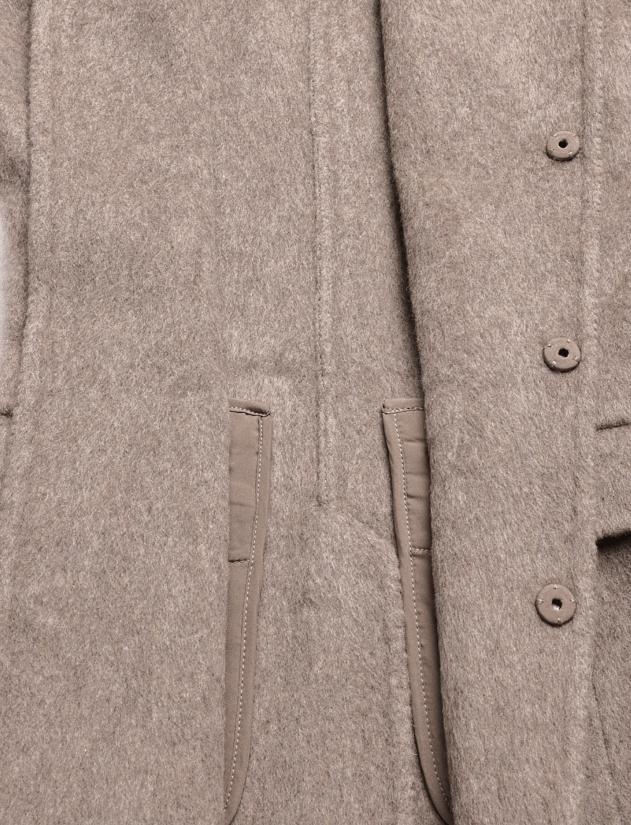 Ahlvar Gallery - Leia wool blazer - single breasted blazers - light brown - 3