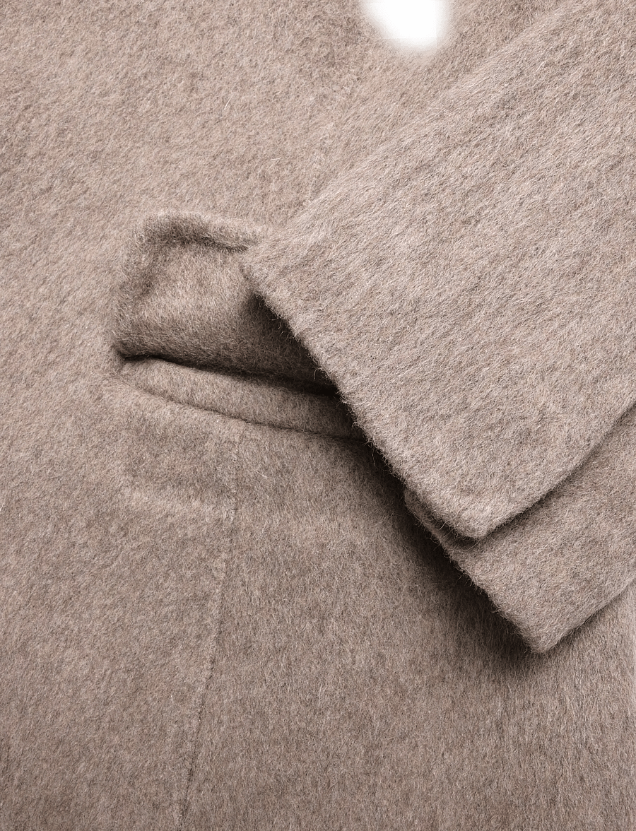 Ahlvar Gallery - Leia wool blazer - single breasted blazers - light brown - 4
