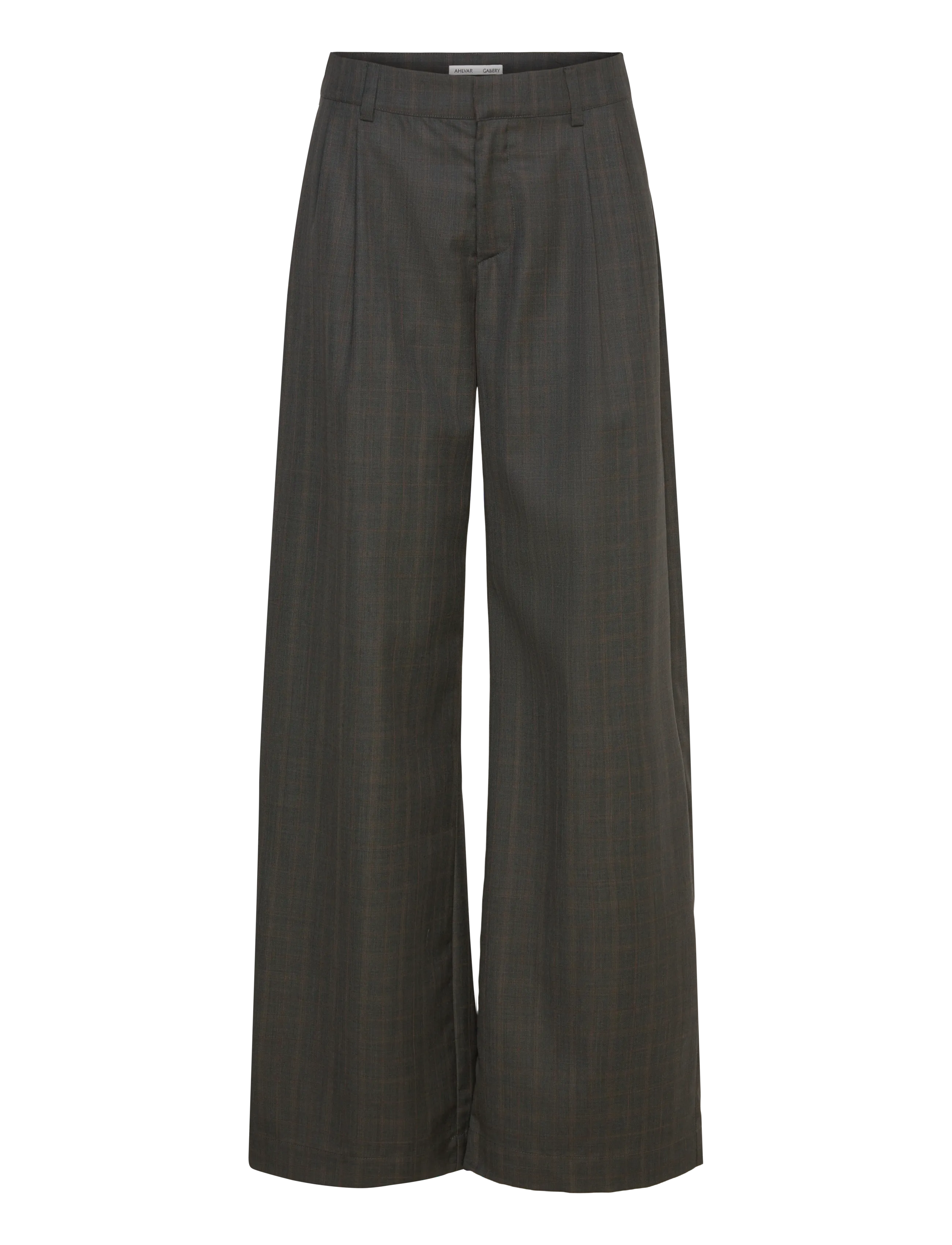 Ahlvar Gallery Mel check trousers - Kleidung - DARK GREY / grey