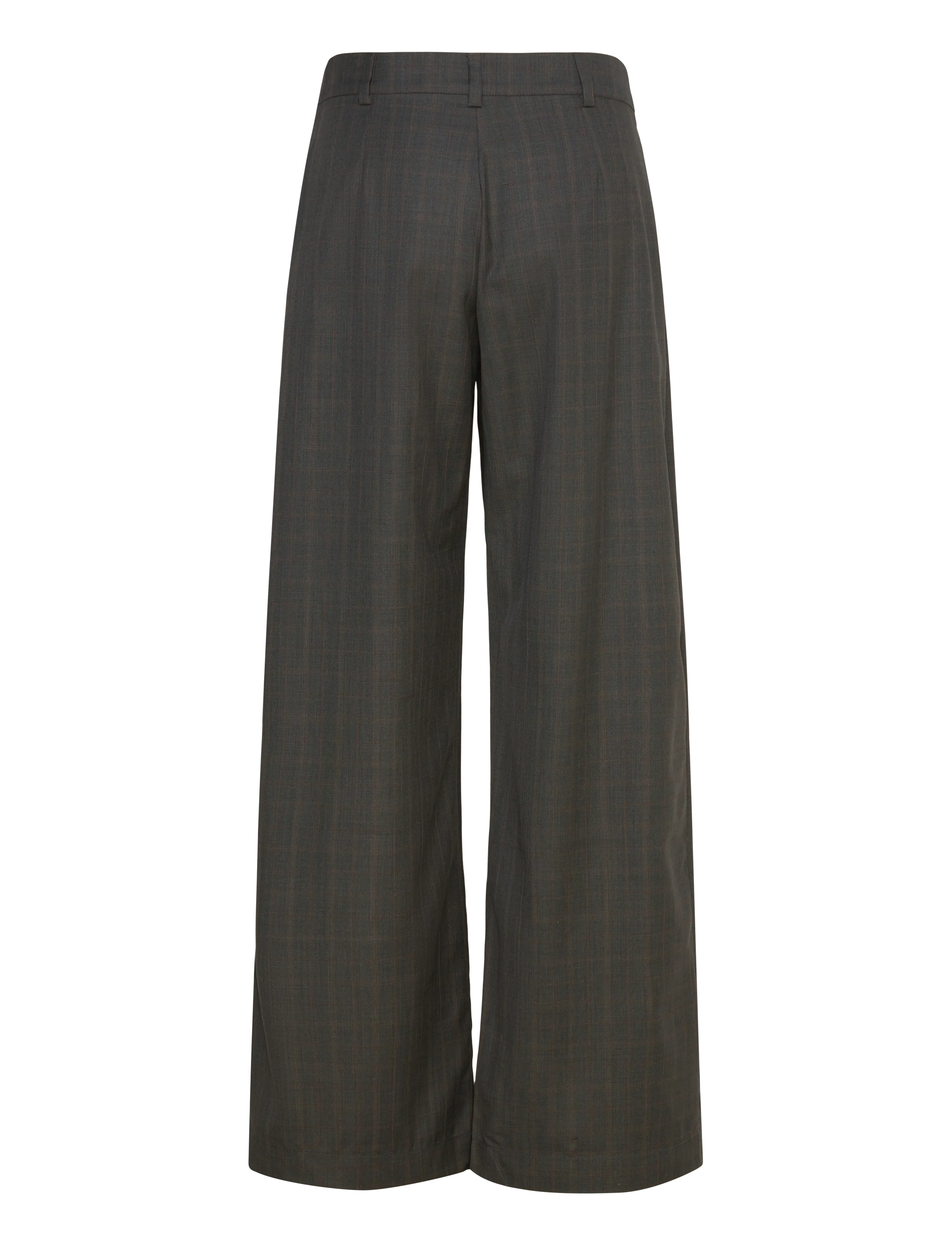 Ahlvar Gallery - Mel check trousers - laia säärega püksid - dark grey - 2