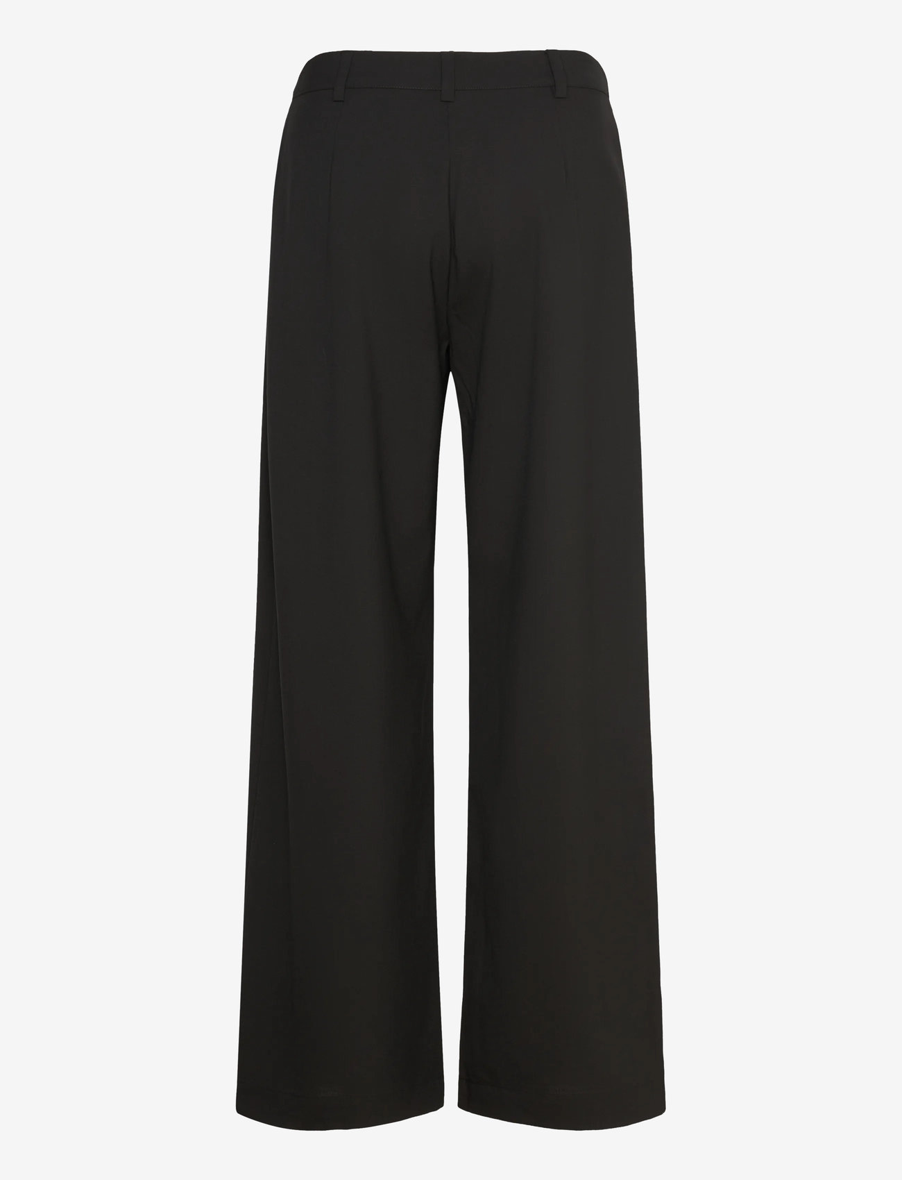 Ahlvar Gallery - Mel wool trousers - hosen mit weitem bein - black - 2
