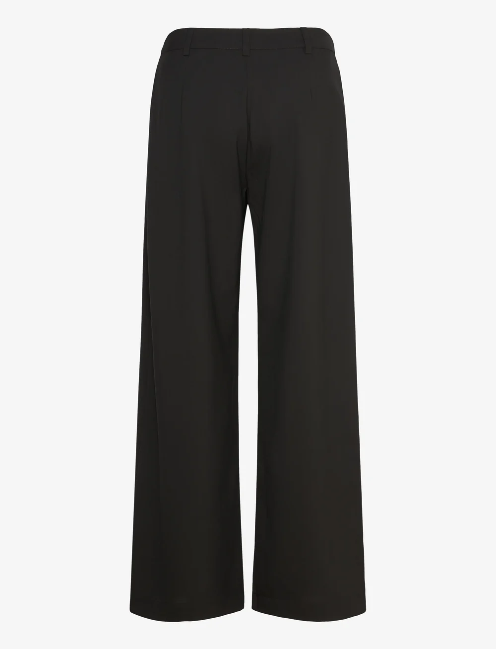 Ahlvar Gallery - Mel wool trousers - bukser med brede ben - black - 2