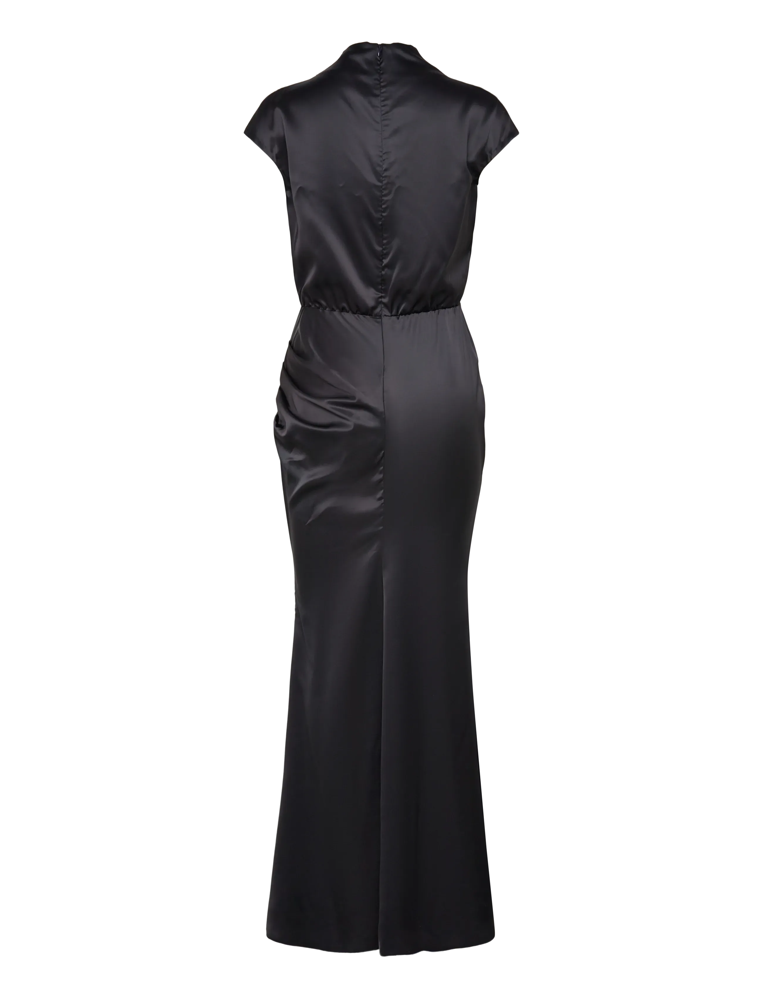 Ahlvar Gallery - Myra satin dress - aftonklänningar - blue grey - 2