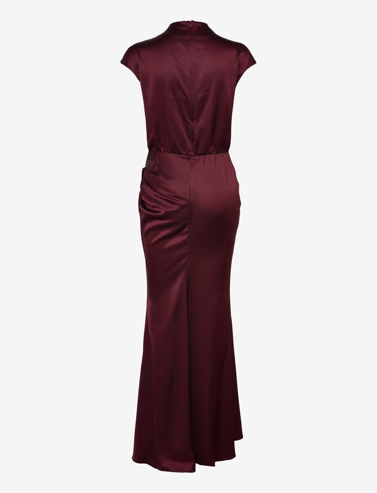 Ahlvar Gallery - Myra satin dress - Õhtukleidid - burgundy - 2