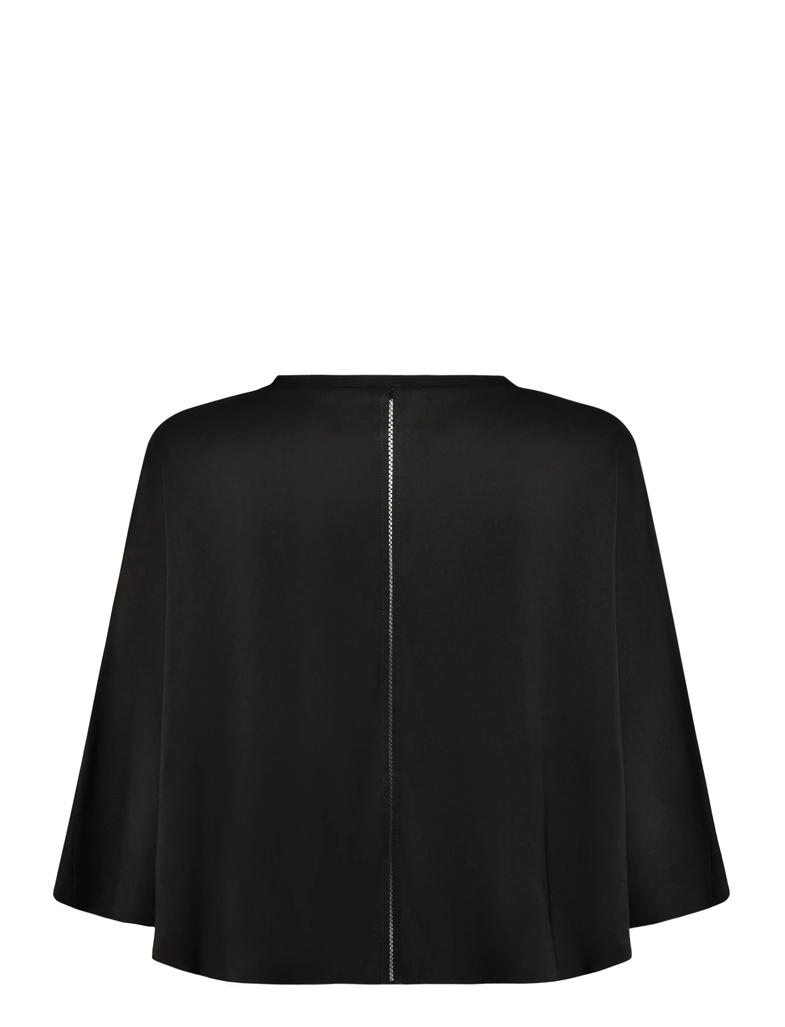 Ahlvar Gallery - Thea silk tee - kortærmede bluser - black - 1