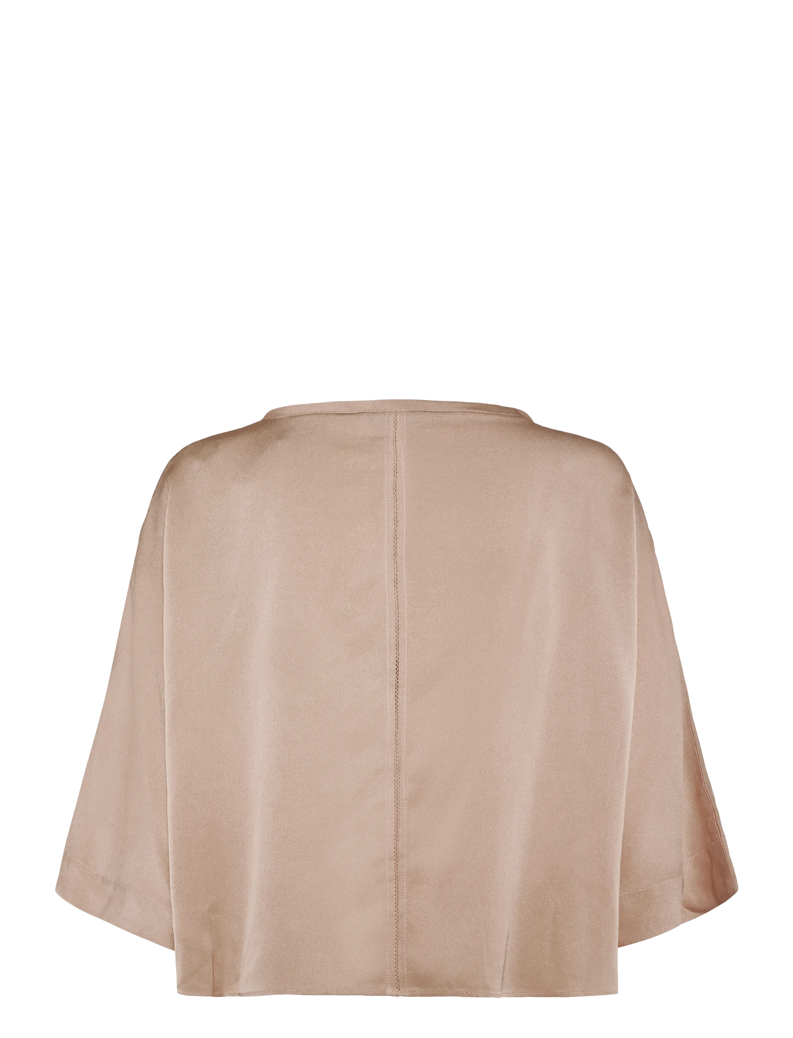 Ahlvar Gallery - Thea silk tee - kortærmede bluser - dusty pink - 2