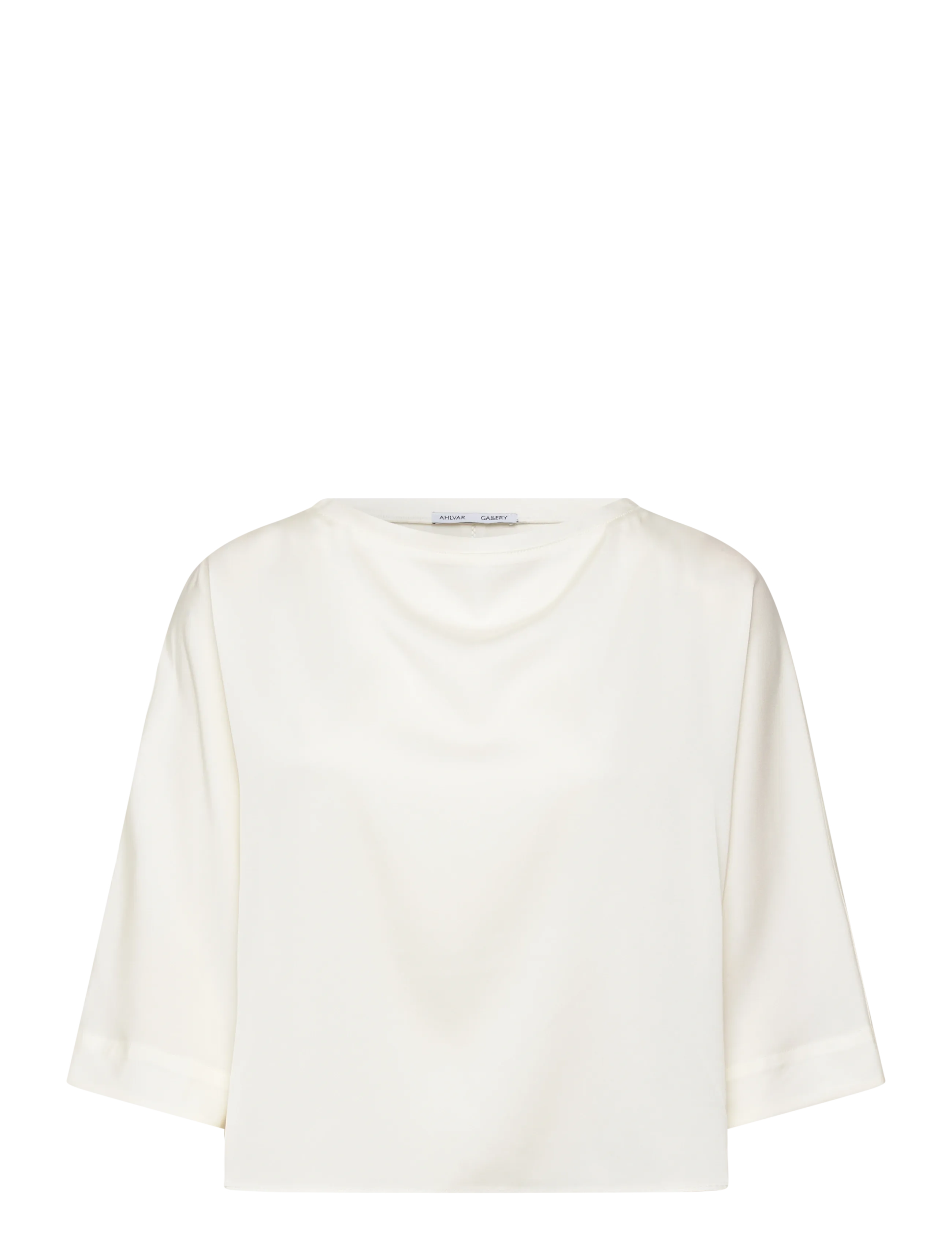 AHLVAR GALLERY Thea Silk Tee Weiß - XS - Damen