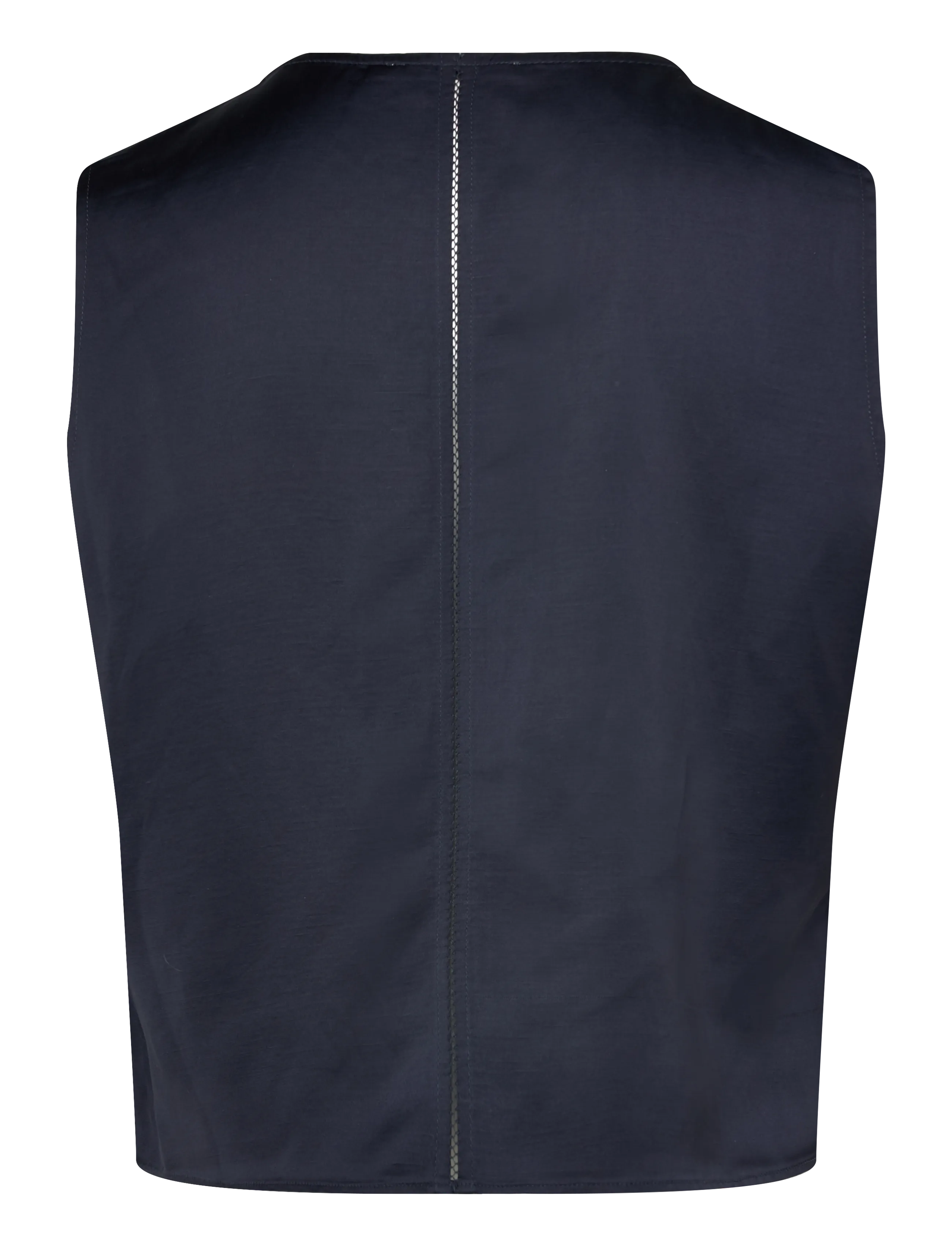 Ahlvar Gallery - Della linen top - sleeveless tops - blue grey - 2