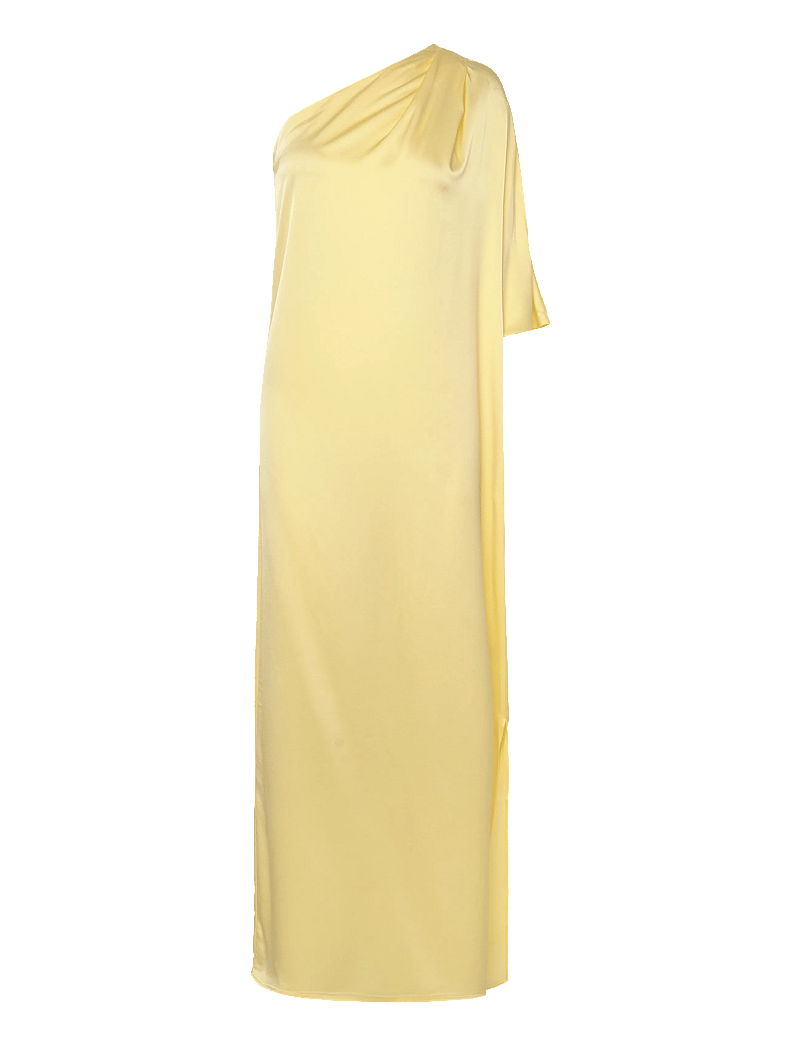 Ahlvar Gallery - Ella satin dress - abendkleider - light yellow - 1
