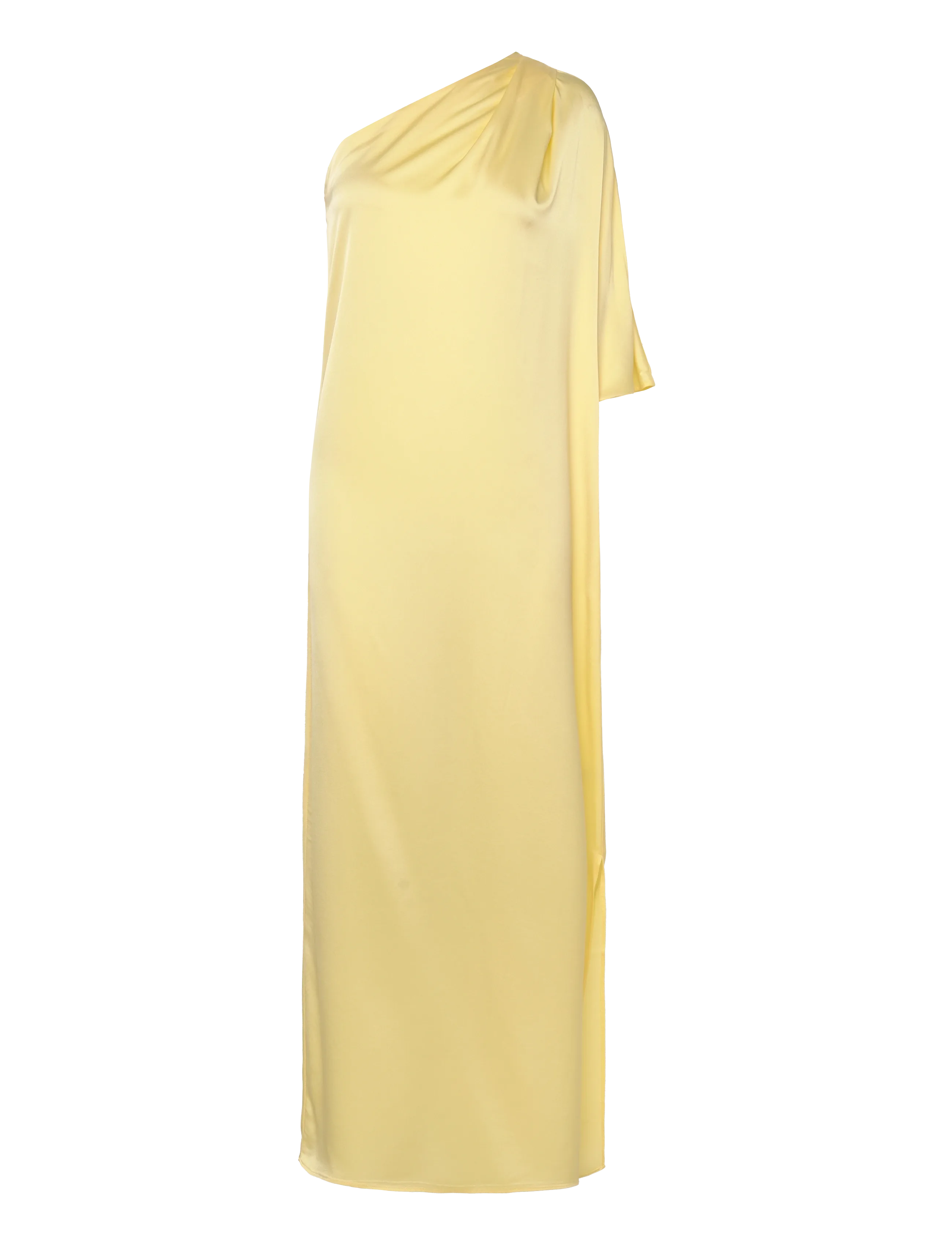 Ahlvar Gallery - Ella satin dress - abendkleider - light yellow - 1