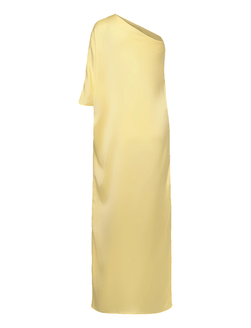 Ahlvar Gallery - Ella satin dress - abendkleider - light yellow - 2