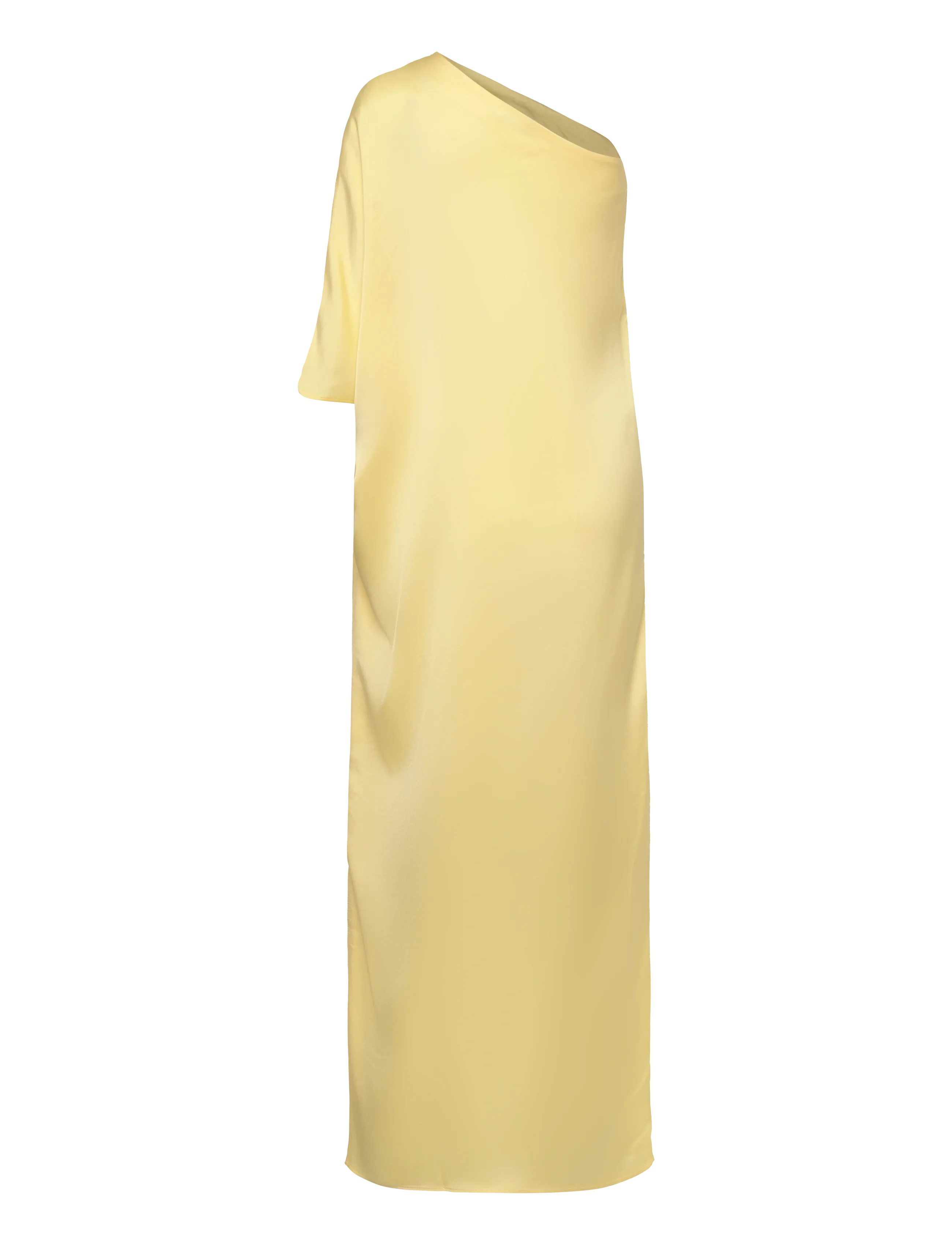 Ahlvar Gallery - Ella satin dress - abendkleider - light yellow - 2