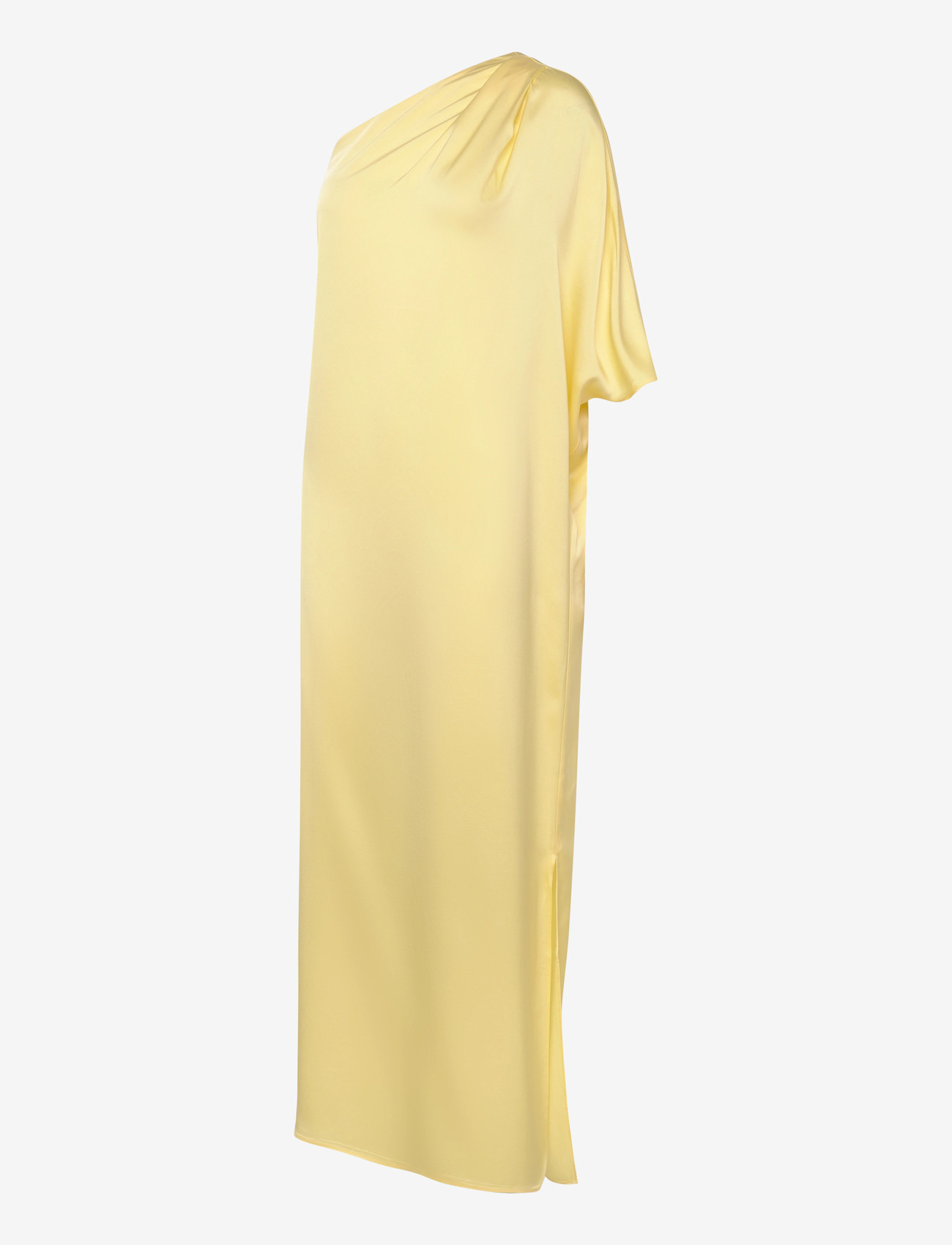 Ahlvar Gallery - Ella satin dress - abendkleider - light yellow - 3