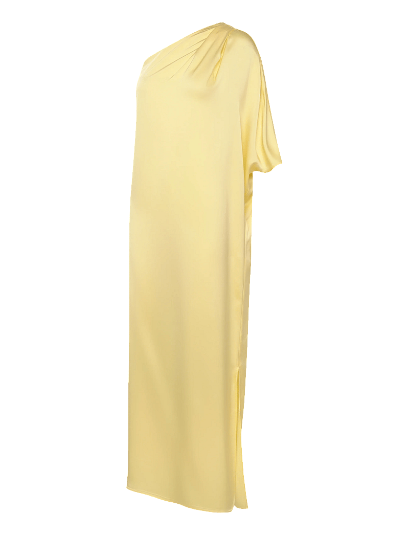 Ahlvar Gallery - Ella satin dress - abendkleider - light yellow - 3