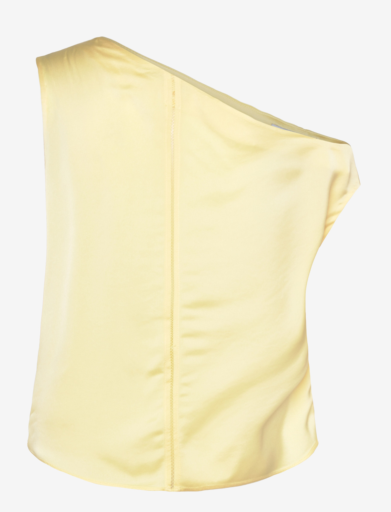 Ahlvar Gallery - Lacy satin tank - varrukateta pluusid - light yellow - 2