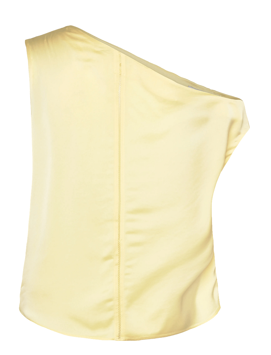 Ahlvar Gallery - Lacy satin tank - Ärmellose blusen - light yellow - 2