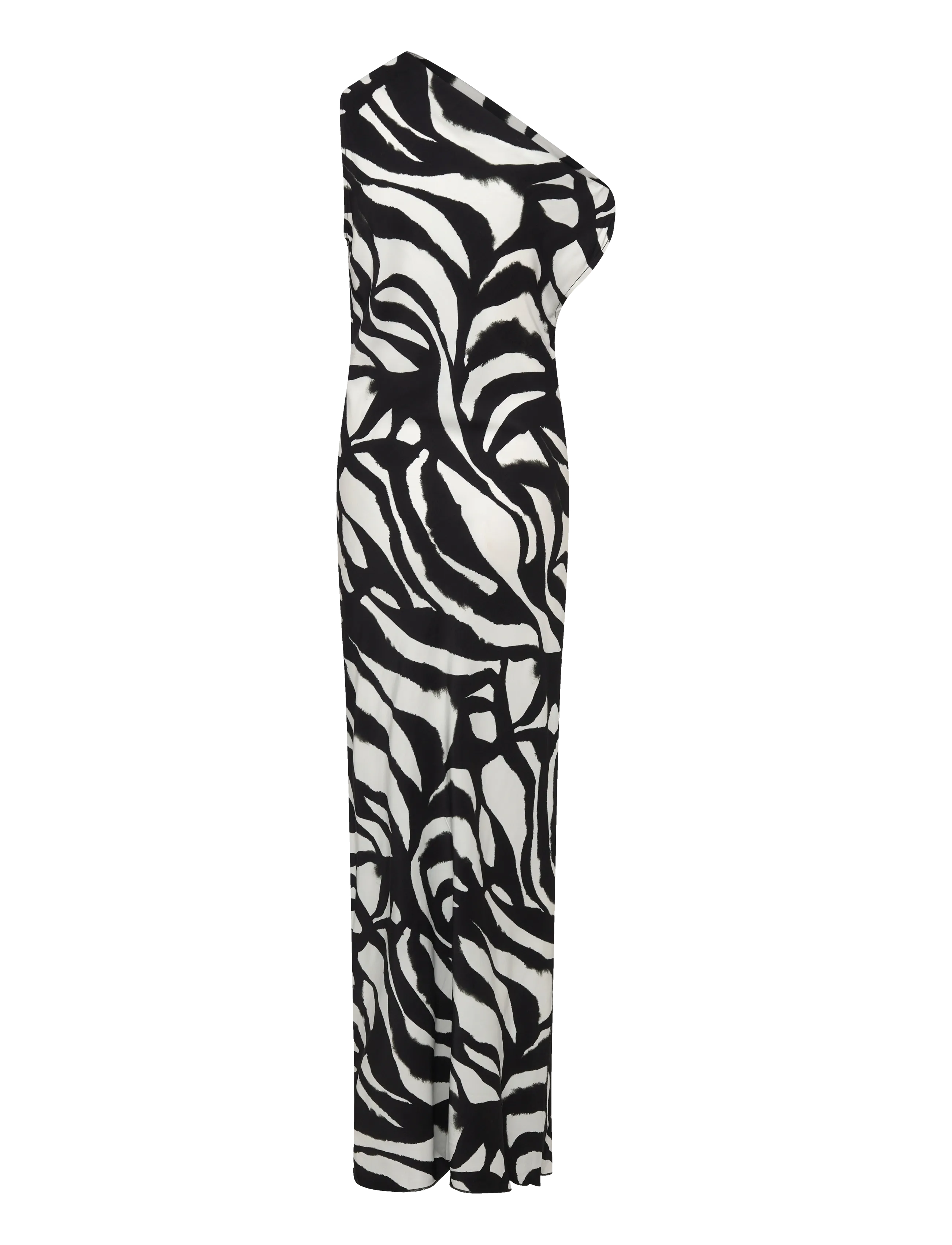 Ahlvar Gallery - Lacy zebra dress - maxi jurken - white - 2
