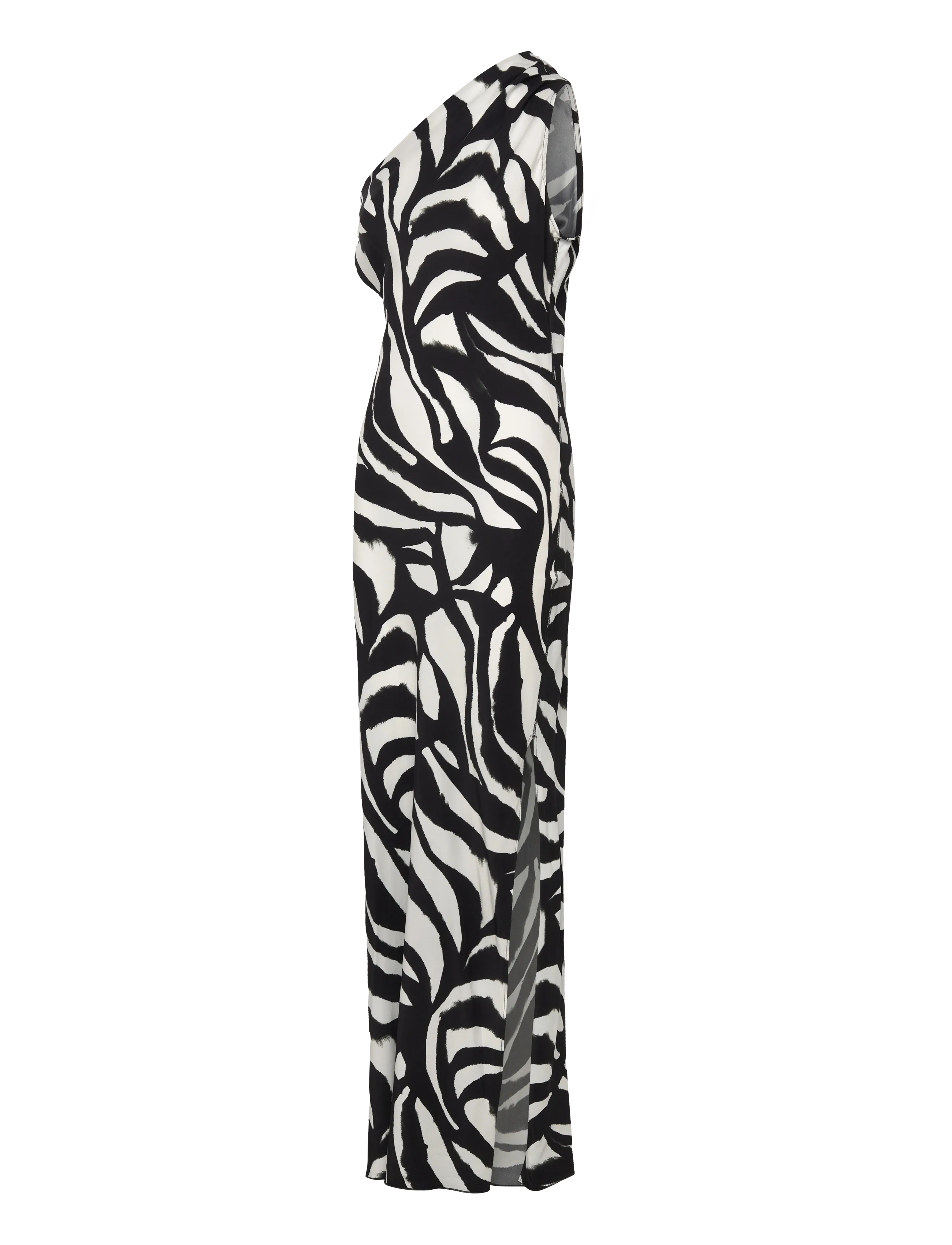 Ahlvar Gallery - Lacy zebra dress - maxi jurken - white - 3