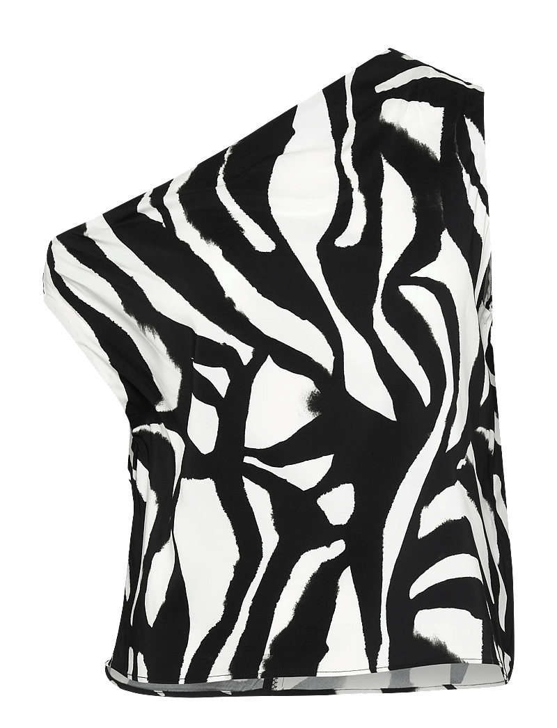 Ahlvar Gallery - Lacy zebra tank - Ærmeløse bluser - white - 1