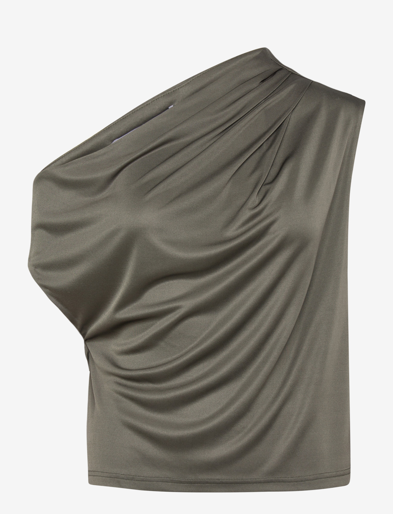 Ahlvar Gallery - Lana jersey tank - Ärmlösa blusar - light military - 0