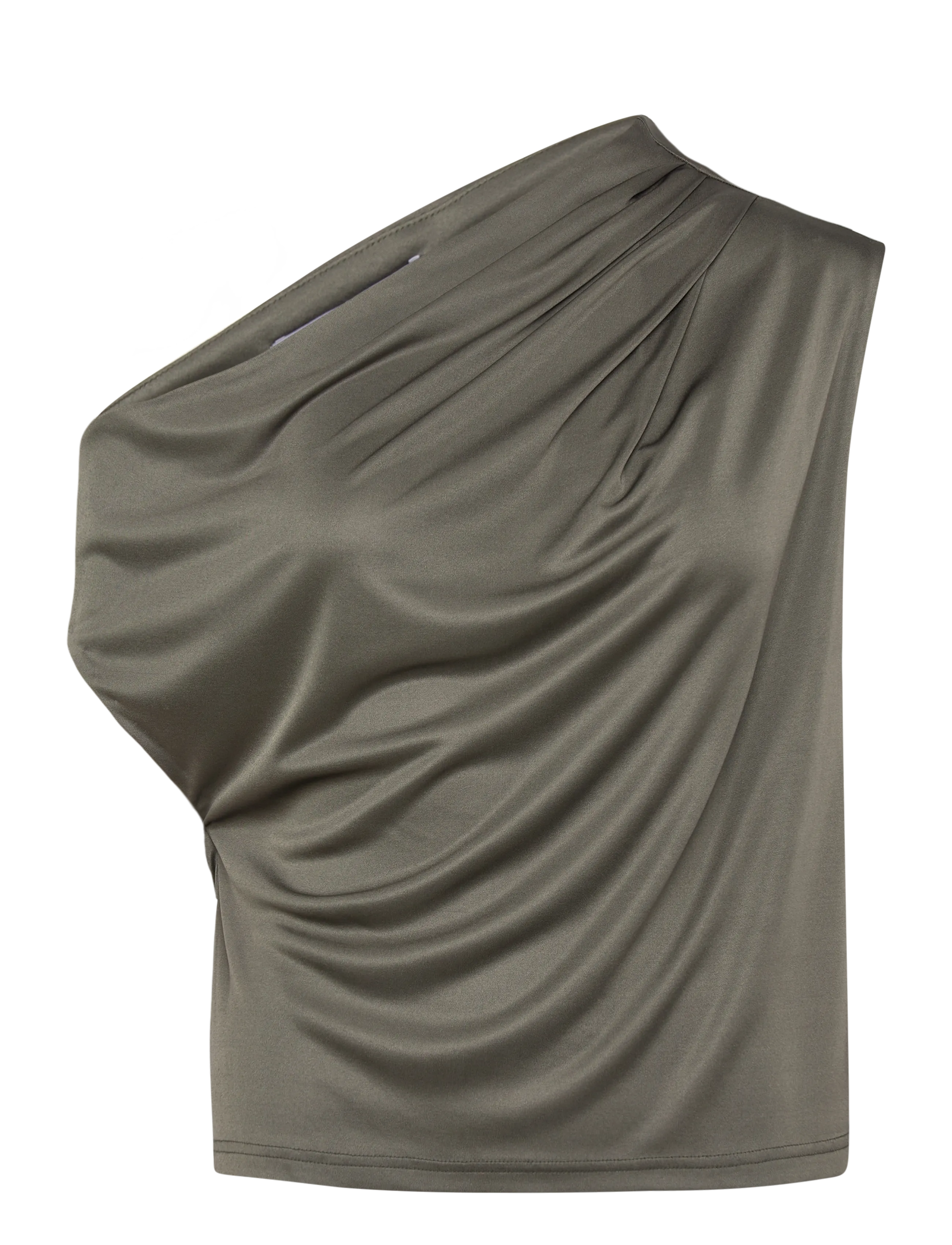 Ahlvar Gallery Lana jersey tank - Ärmlösa blusar - LIGHT MILITARY / khaki/green