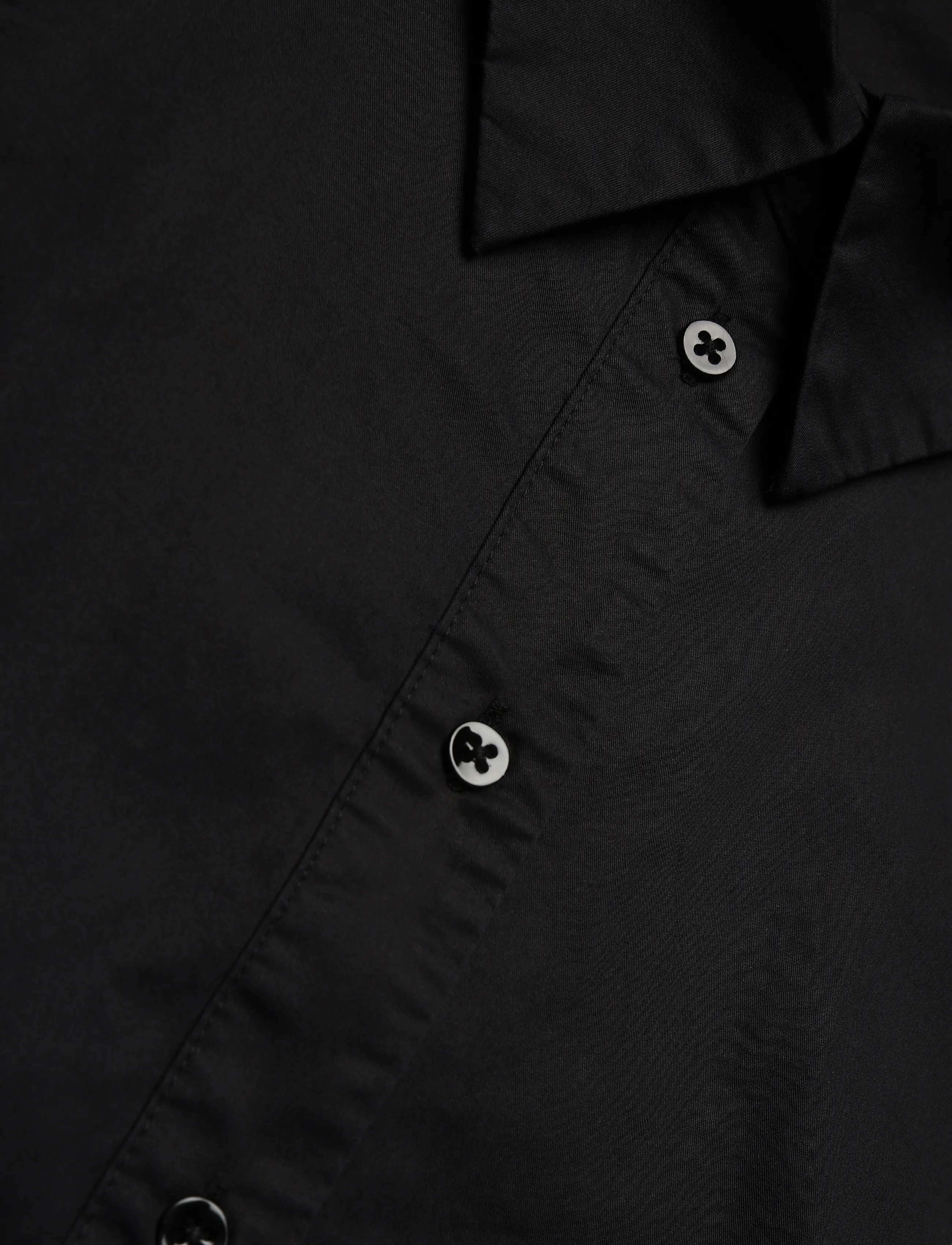 Ahlvar Gallery - Leia shirt - long-sleeved shirts - black - 4