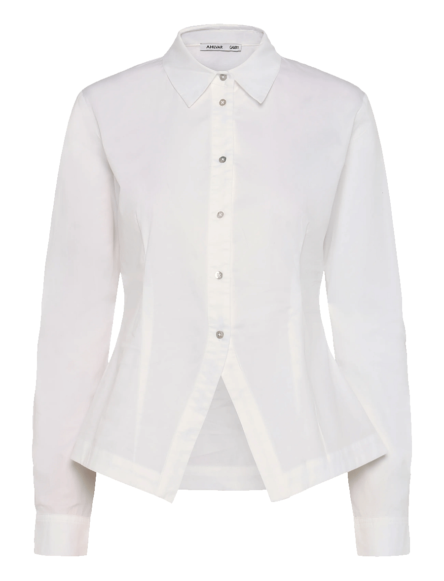 Ahlvar Gallery - Leia shirt - long-sleeved shirts - white - 1