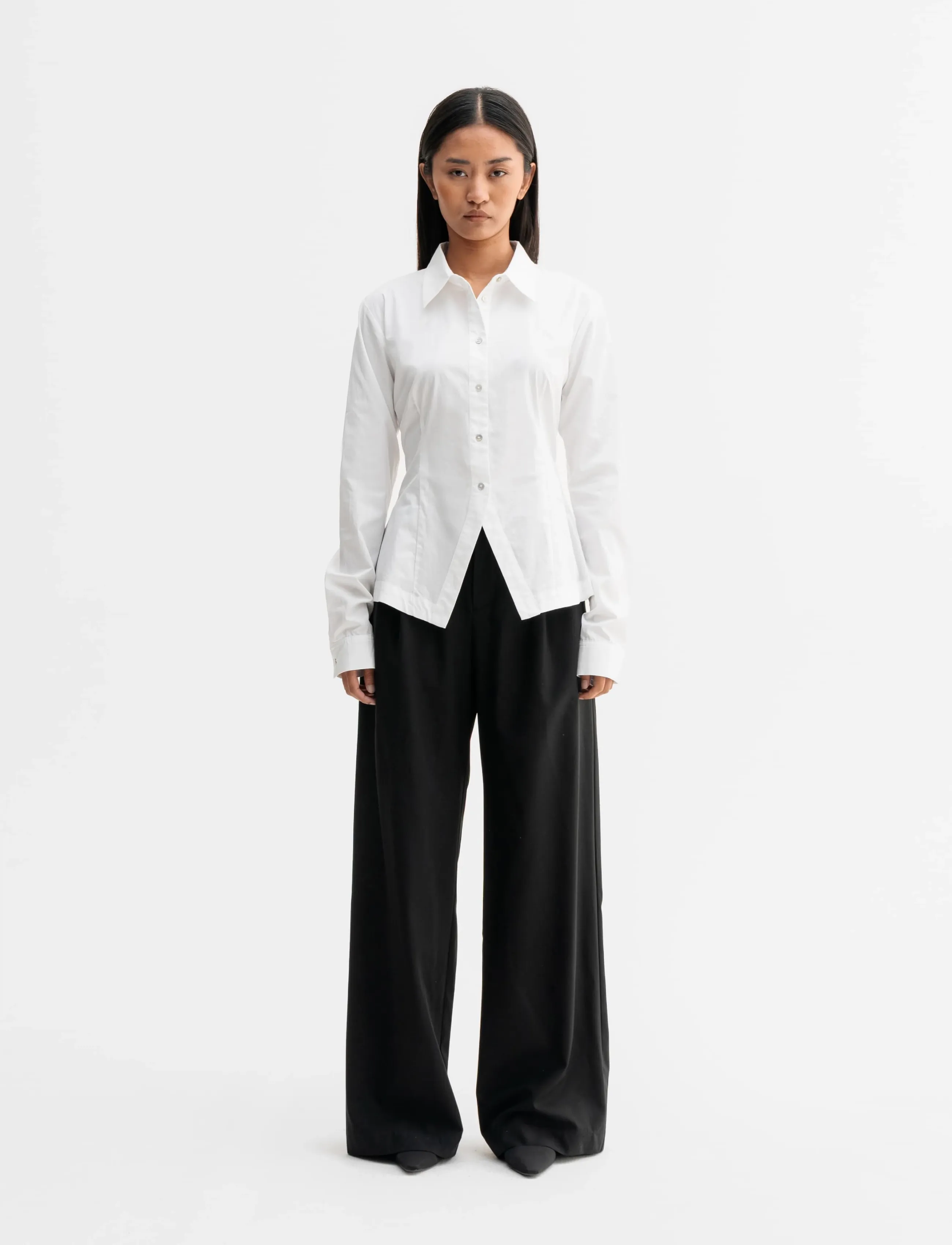 Ahlvar Gallery - Leia shirt - long-sleeved shirts - white - 3
