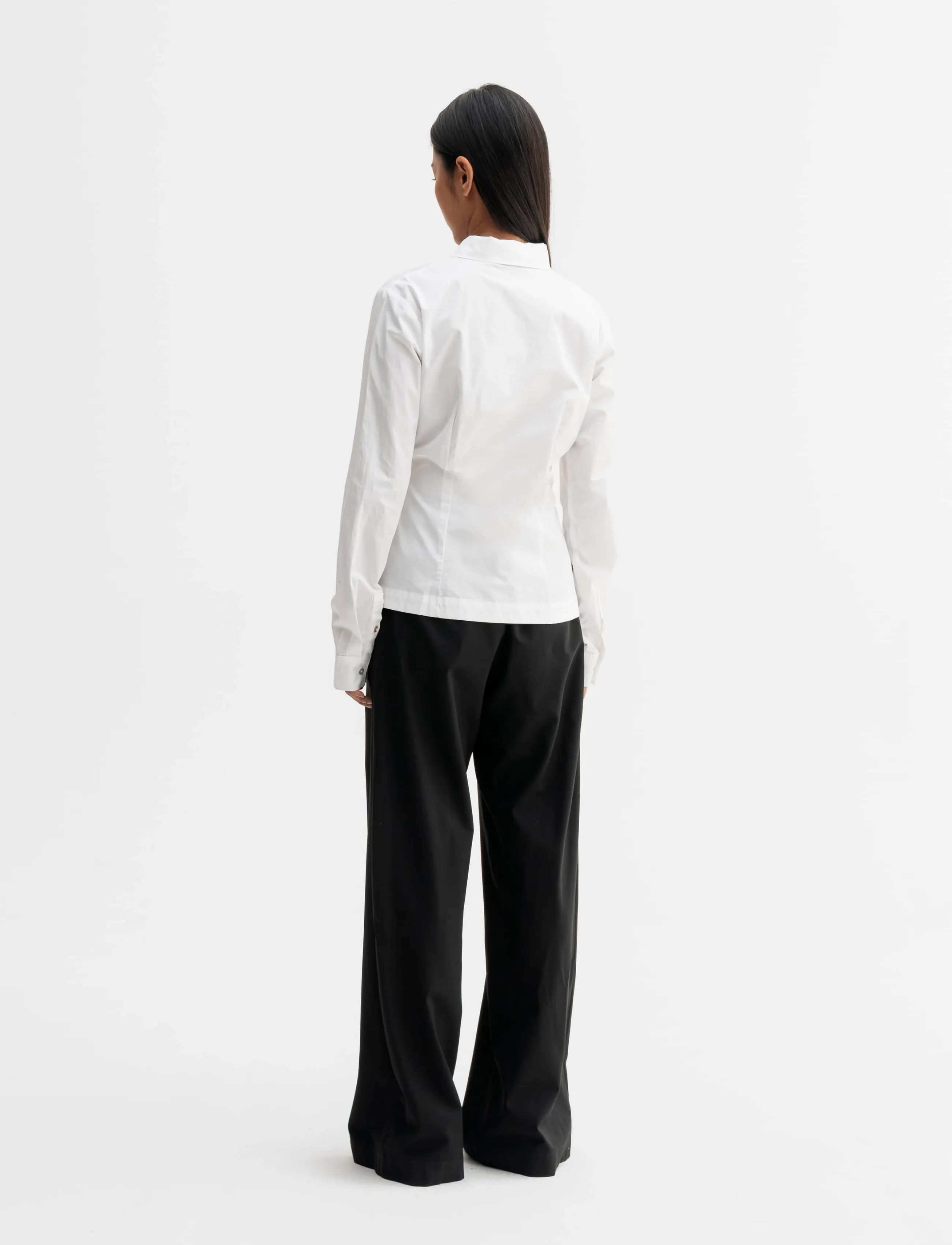 Ahlvar Gallery - Leia shirt - long-sleeved shirts - white - 4