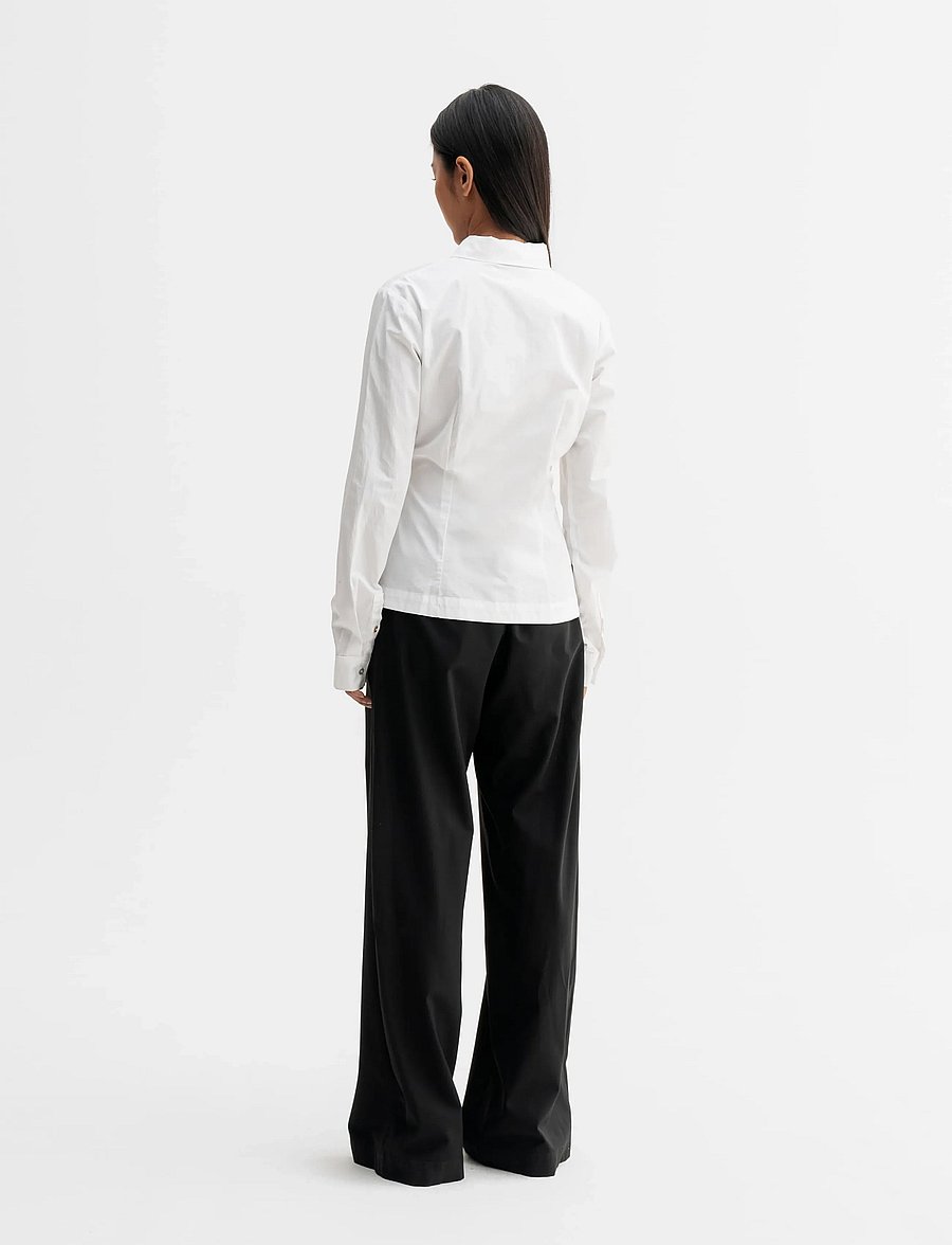 Ahlvar Gallery - Leia shirt - long-sleeved shirts - white - 4