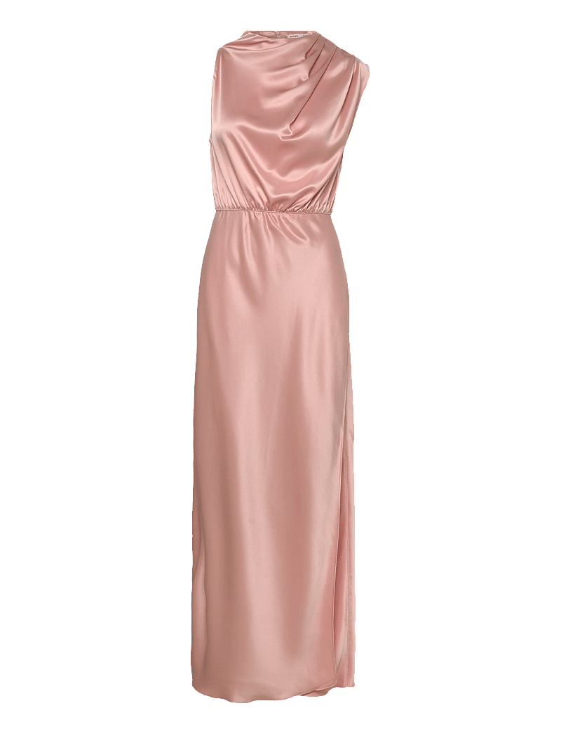 Ahlvar Gallery - Lima satin dress - aftenkjoler - dusty pink - 1