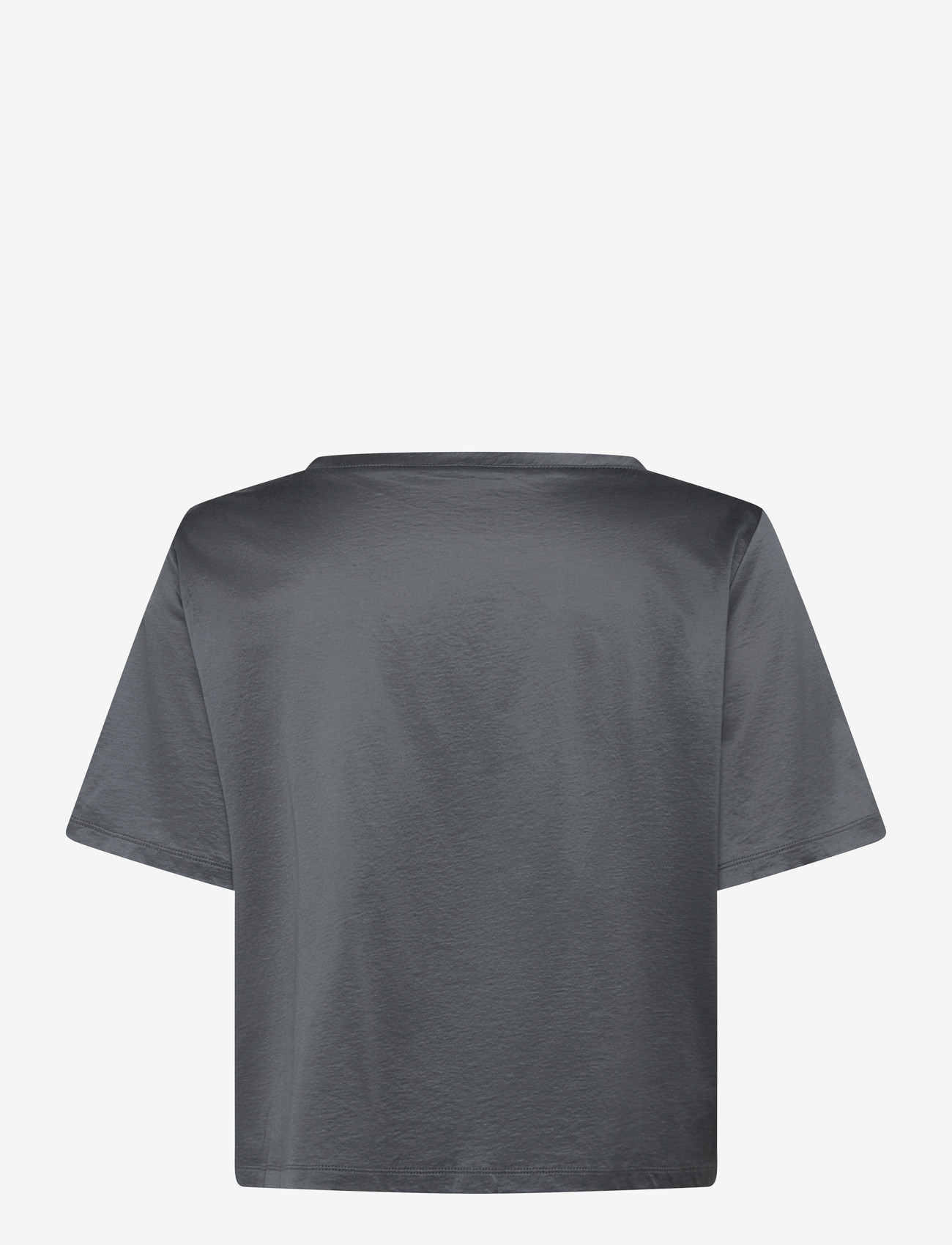 Ahlvar Gallery - Lola jersey tee - kortærmede bluser - dark grey - 2