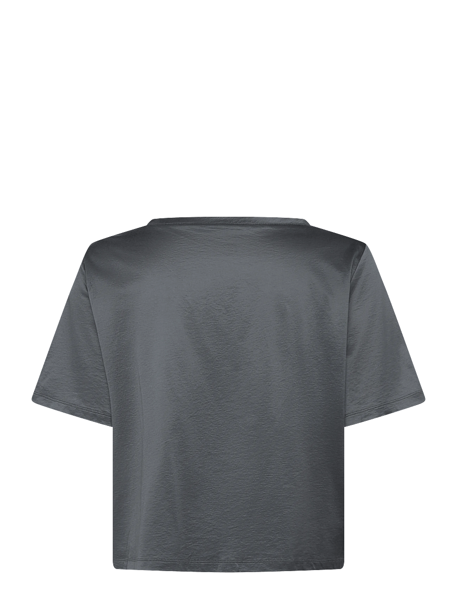 Ahlvar Gallery - Lola jersey tee - lühikeste varrukatega pluusid - dark grey - 2