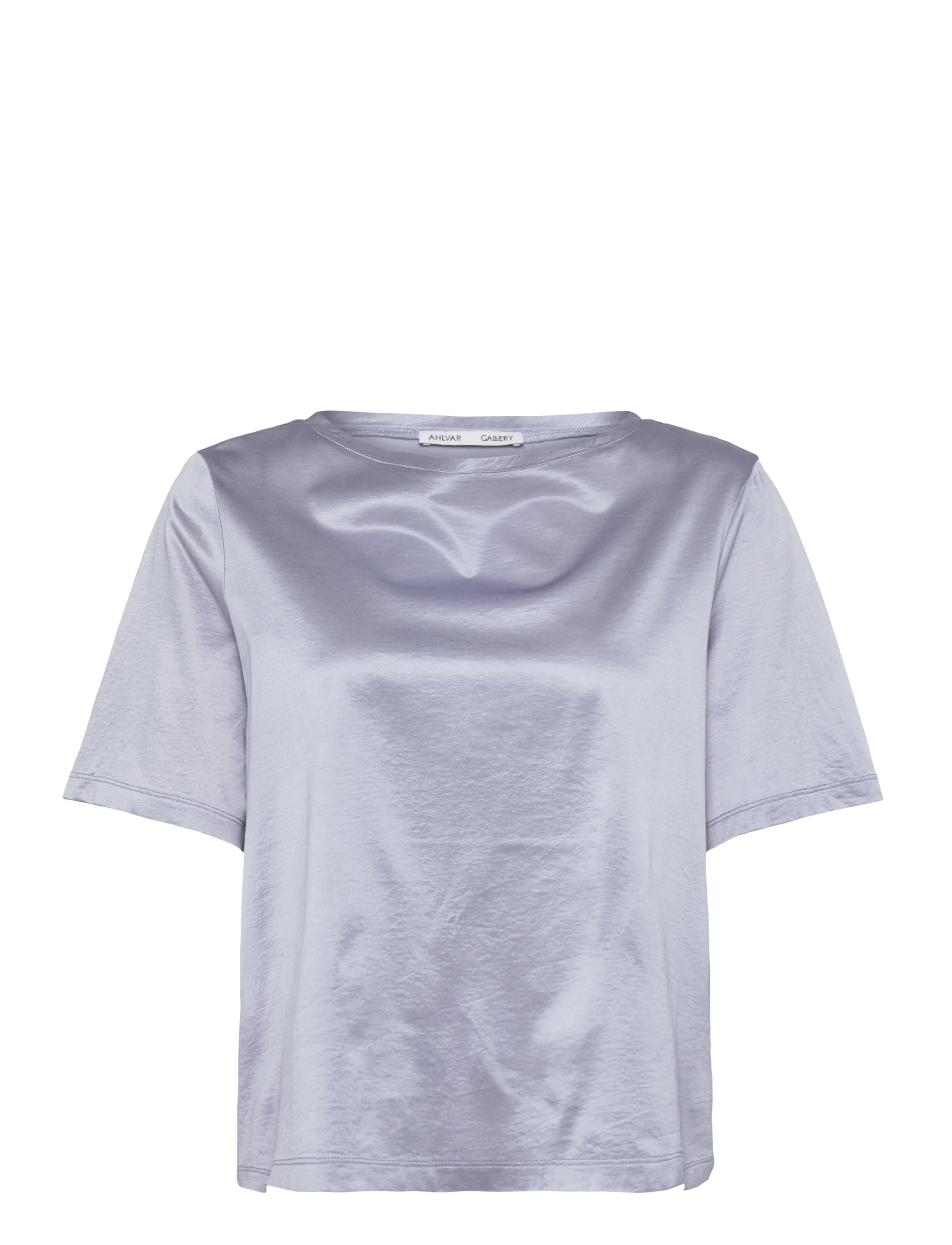 Ahlvar Gallery Lola jersey tee - Clothing - DENIM BLUE / purple