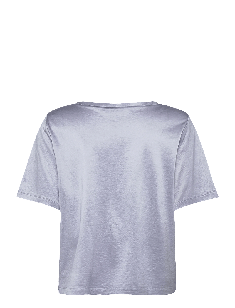 Ahlvar Gallery - Lola jersey tee - kortærmede bluser - denim blue - 2