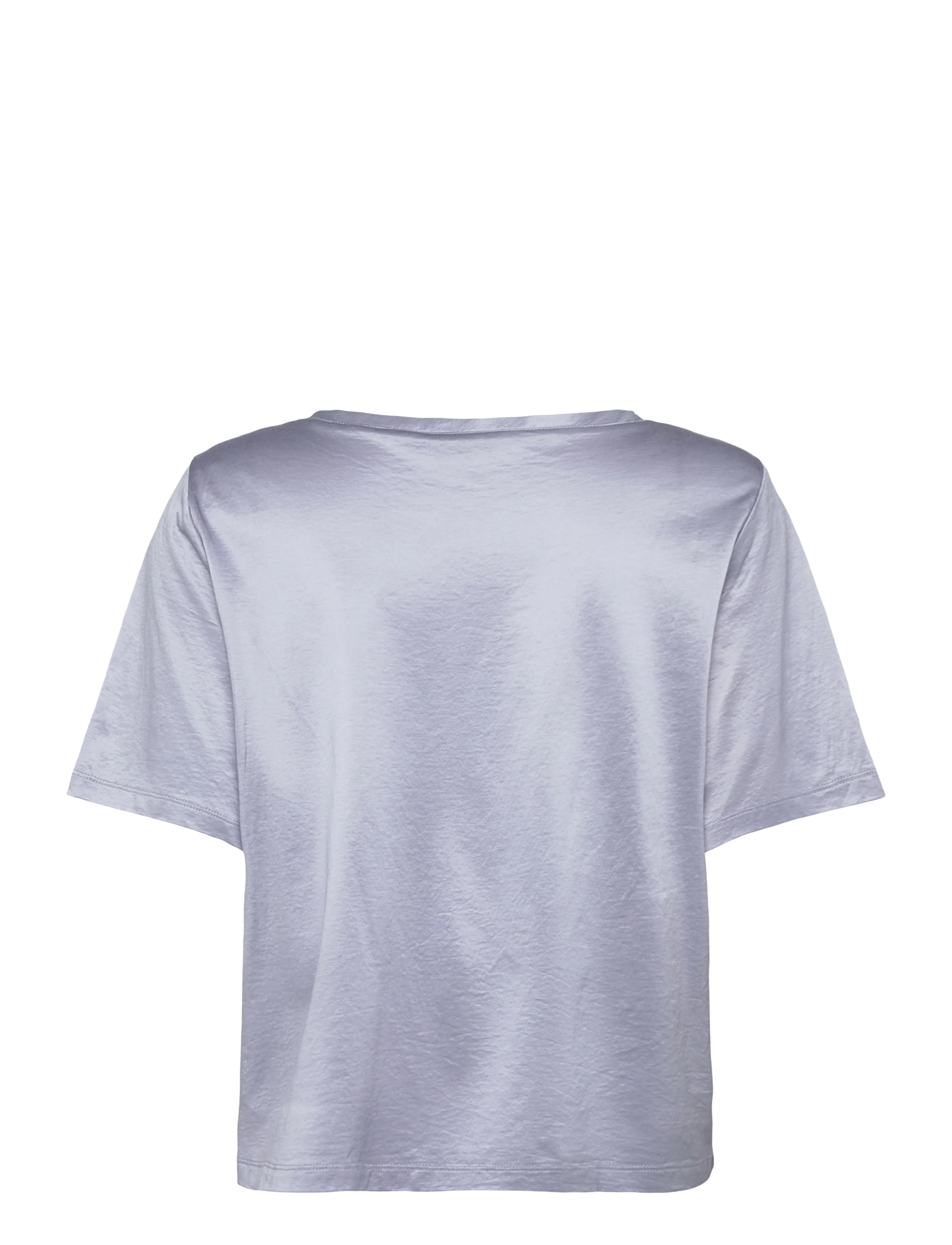 Ahlvar Gallery - Lola jersey tee - kurzärmelige blusen - denim blue - 2
