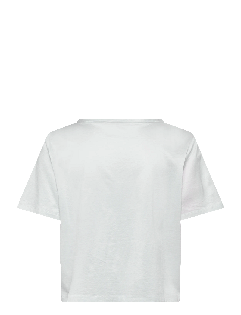Ahlvar Gallery - Lola jersey tee - kurzämlige blusen - white - 2