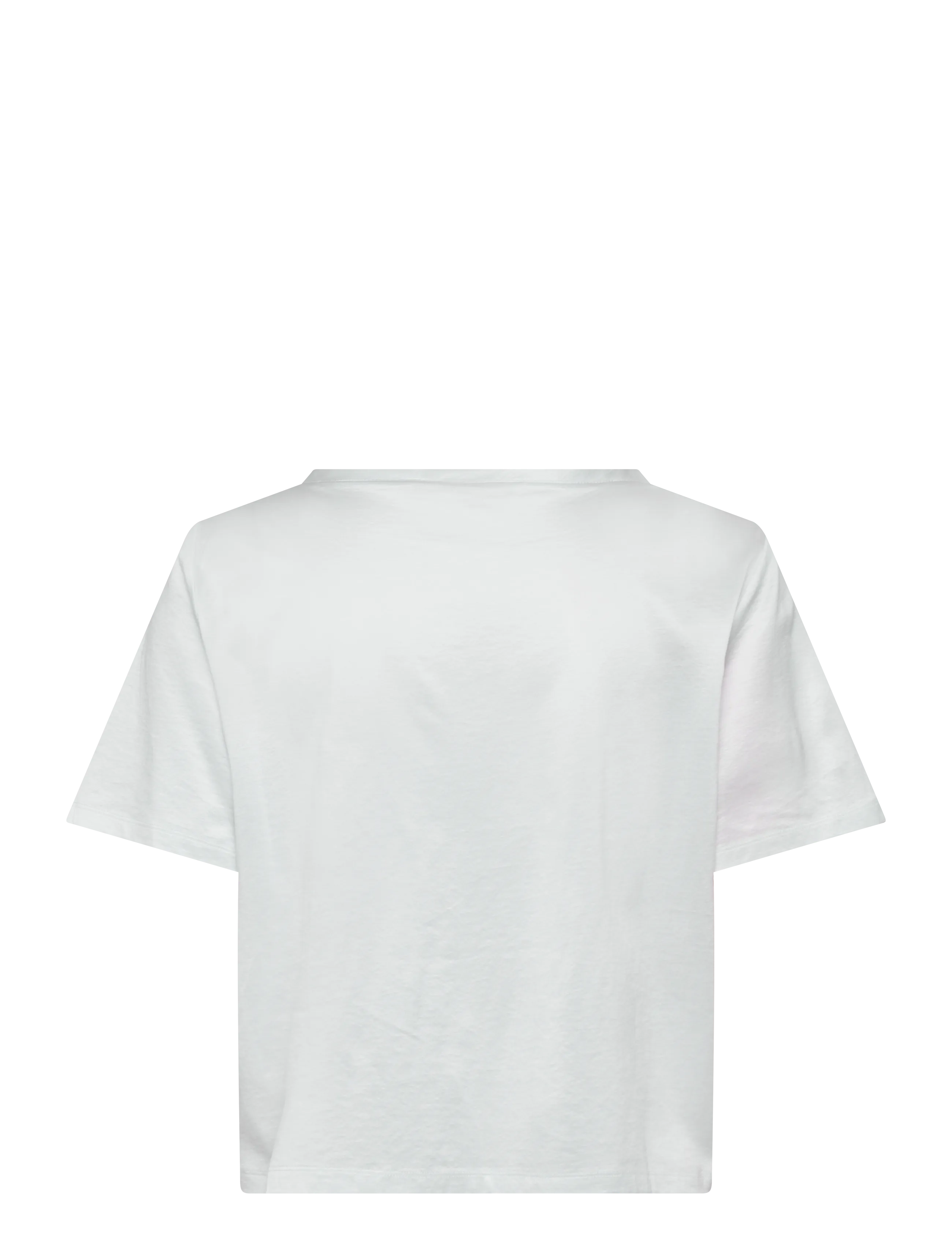 Ahlvar Gallery - Lola jersey tee - kortärmade blusar - white - 2